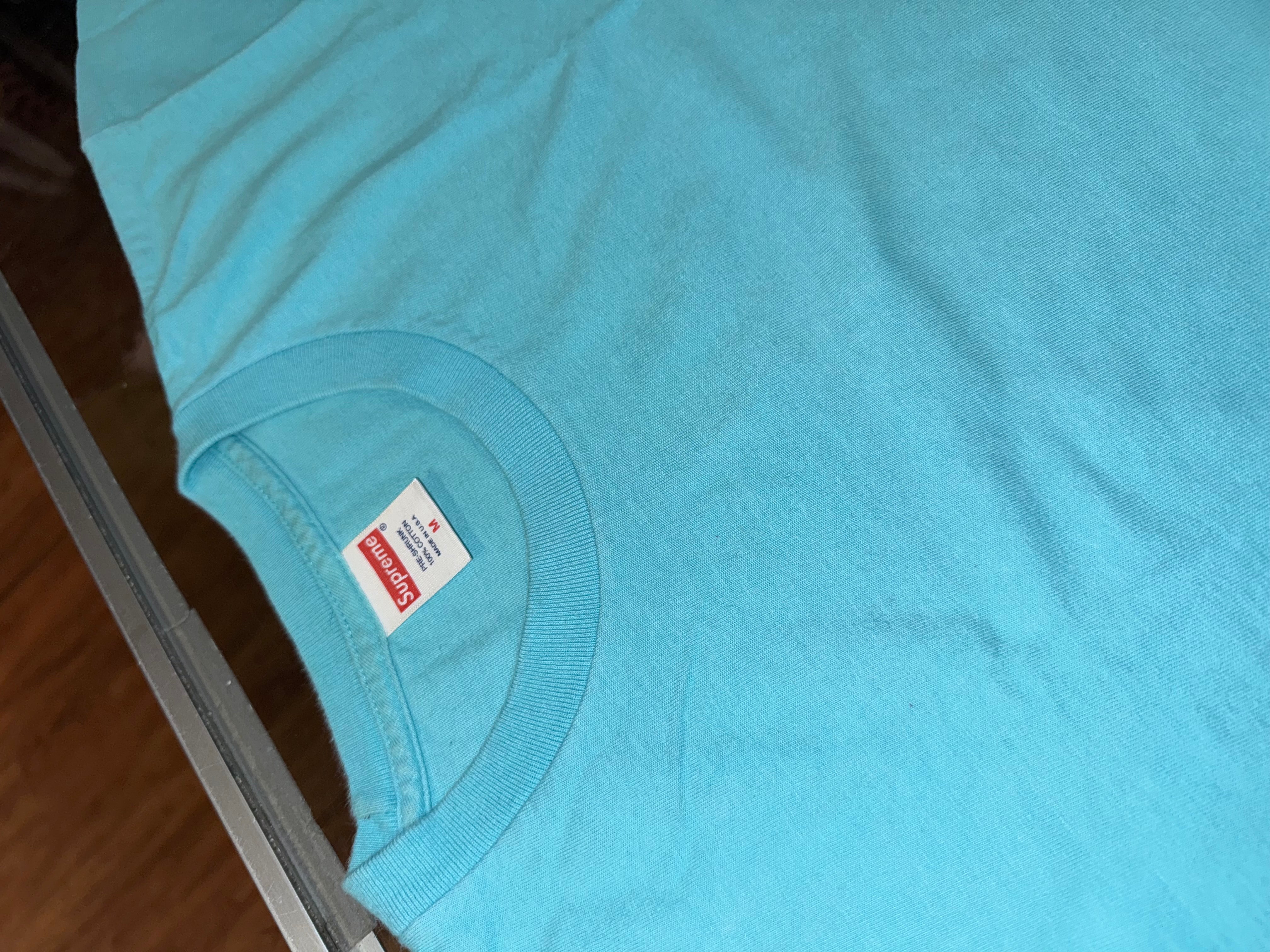 Size M Supreme Automatic Tee “Aqua” Brand New