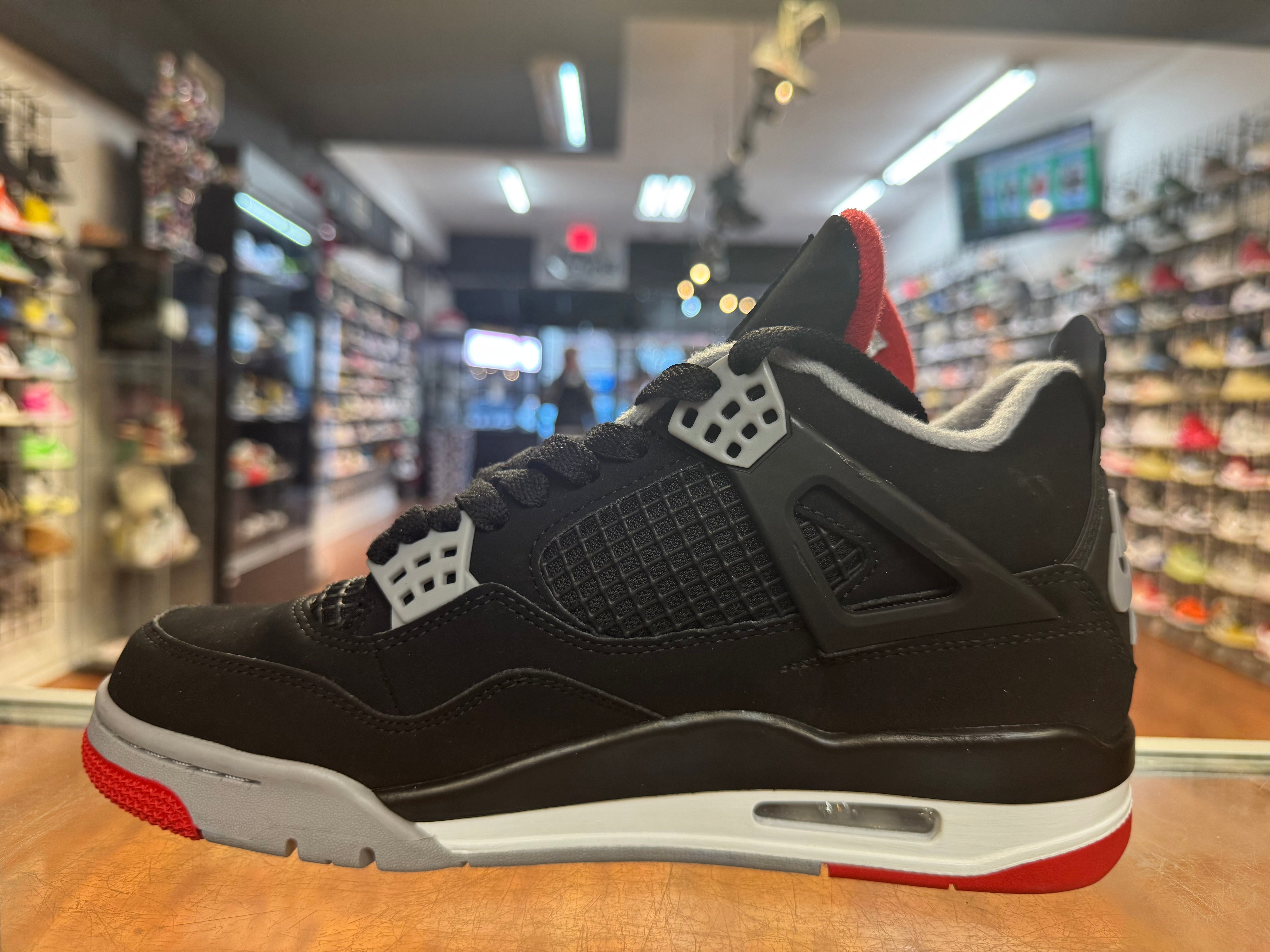 Size 7 Air Jordan 4 "Bred" 2019