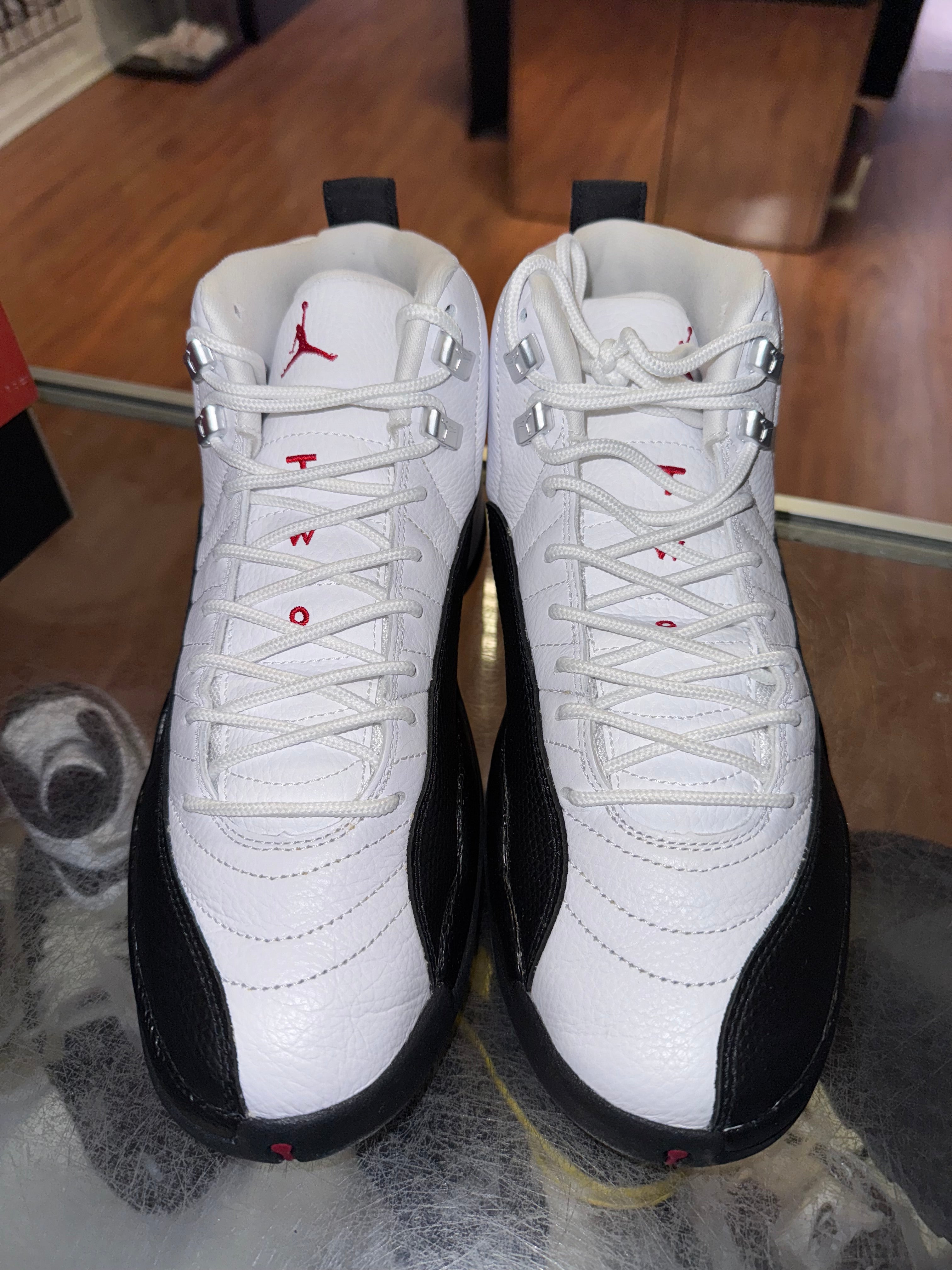 Size 9.5 Air Jordan 12 "Taxi Flip"