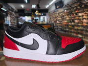 Size 10 Air Jordan 1 Low “Bred Toe” Brand New