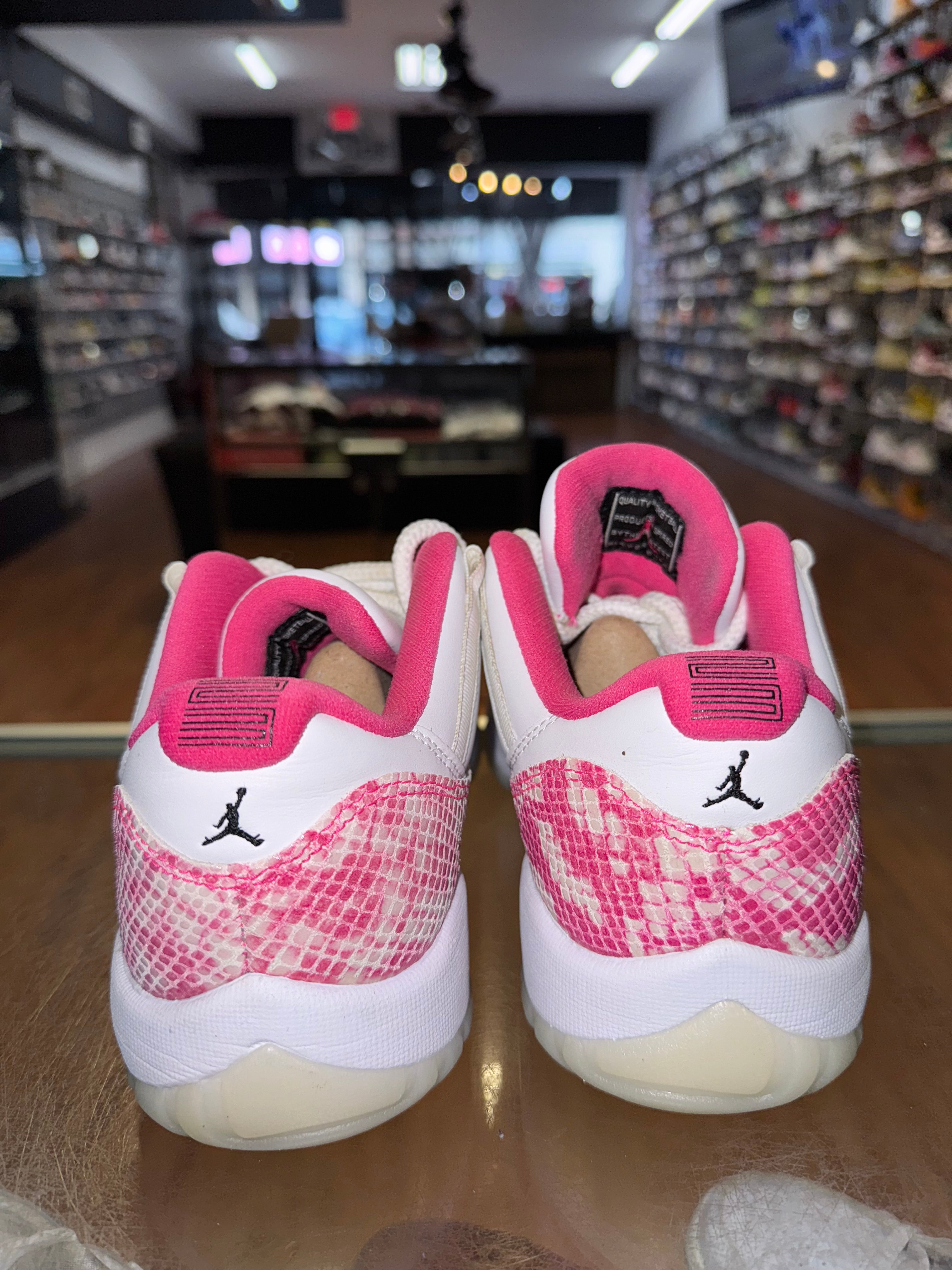 Size 7.5 (9W) Air Jordan 11 Low "Pink Snakeskin"