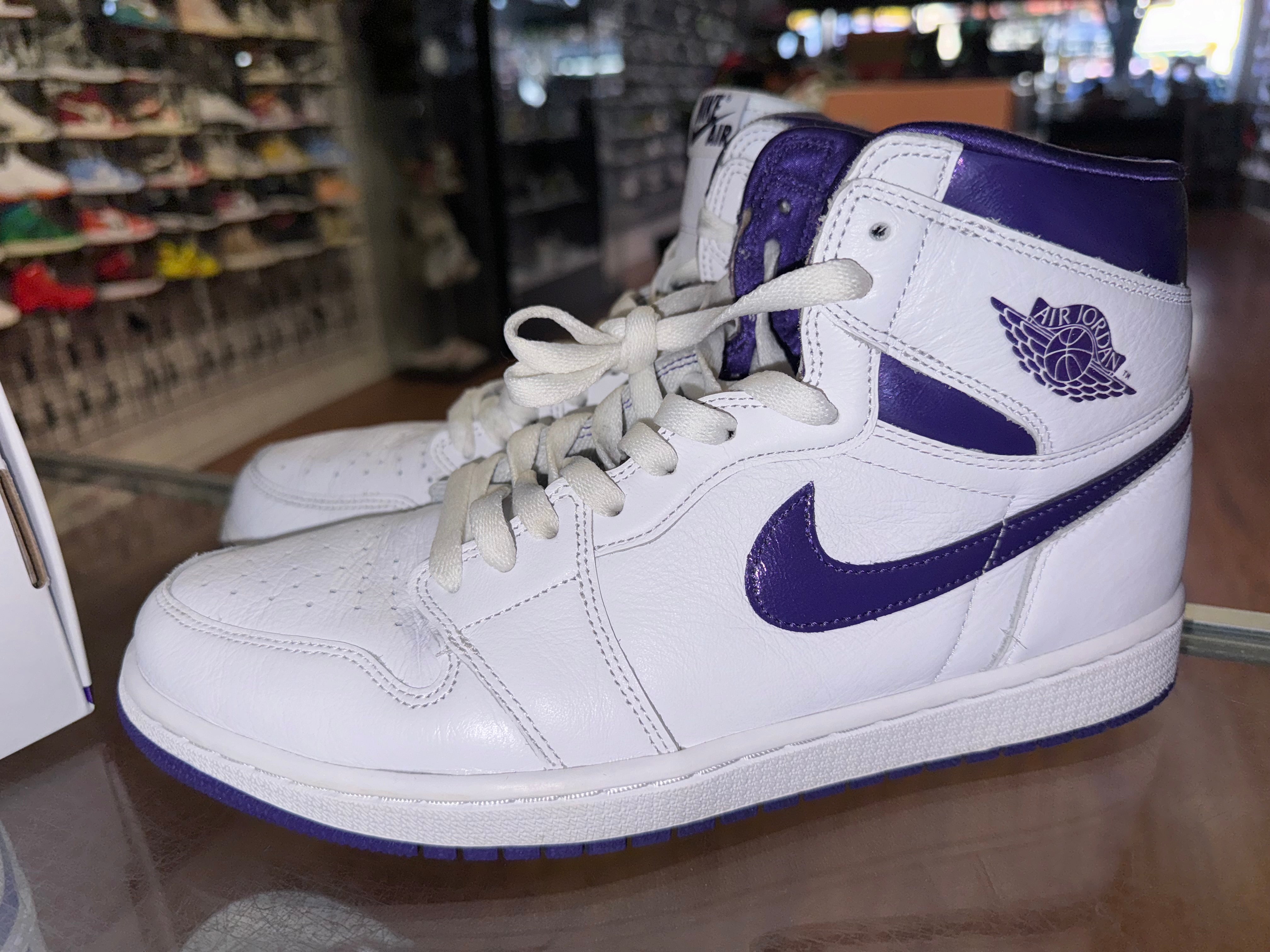 Size 9.5 (11W) Air Jordan 1 "Court Purple"