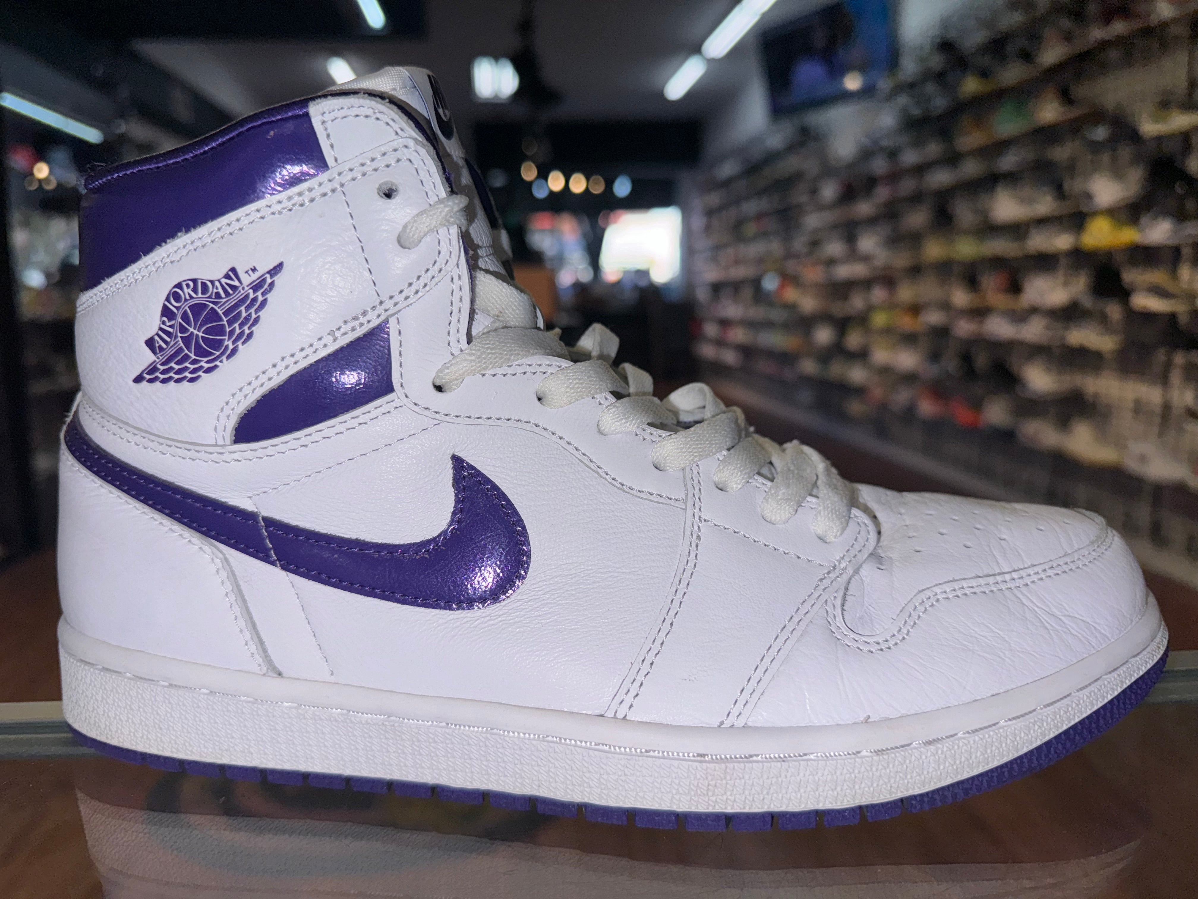 Size 9.5 (11W) Air Jordan 1 "Court Purple"