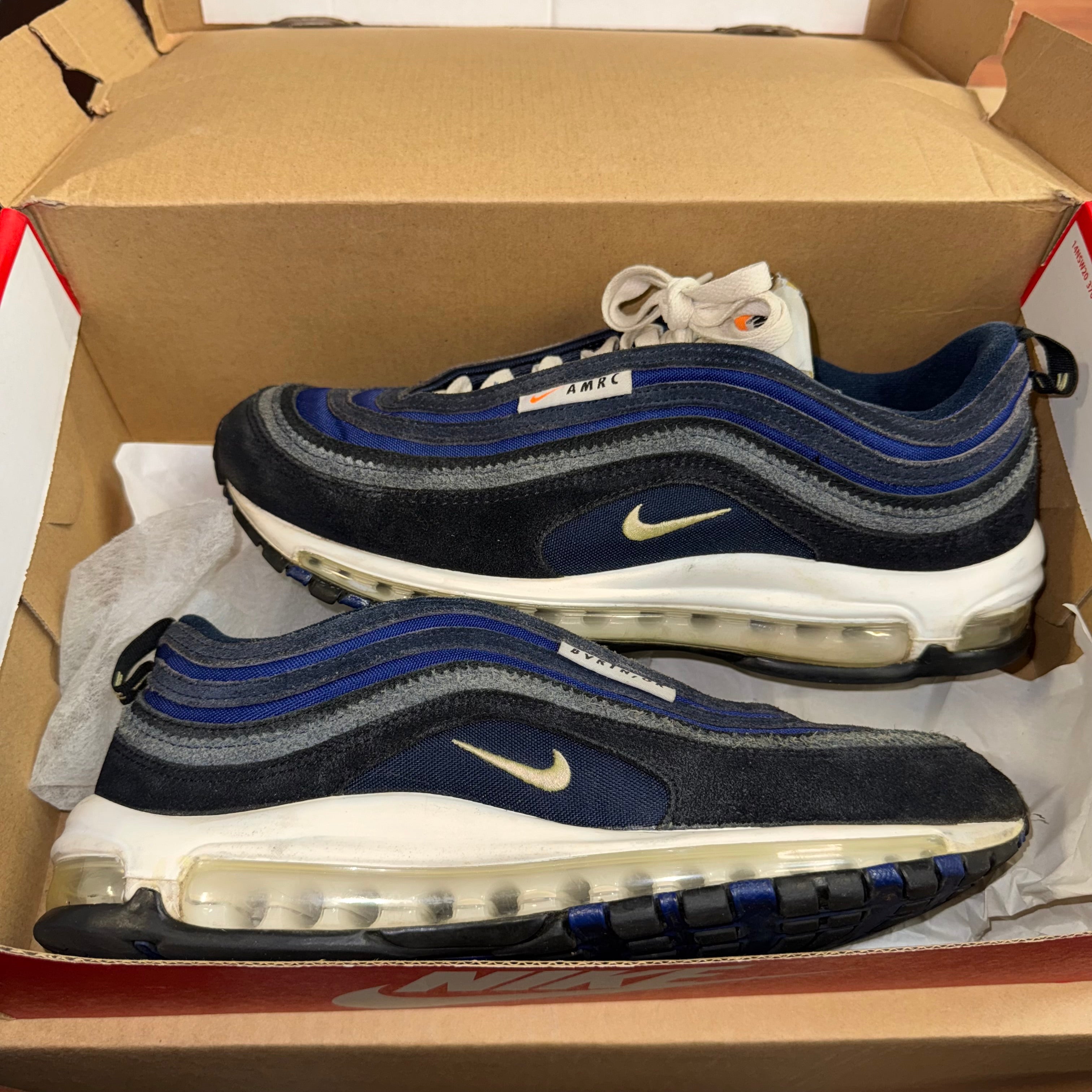 Size 10.5 Air Max 97 Running Club "Black Royal"