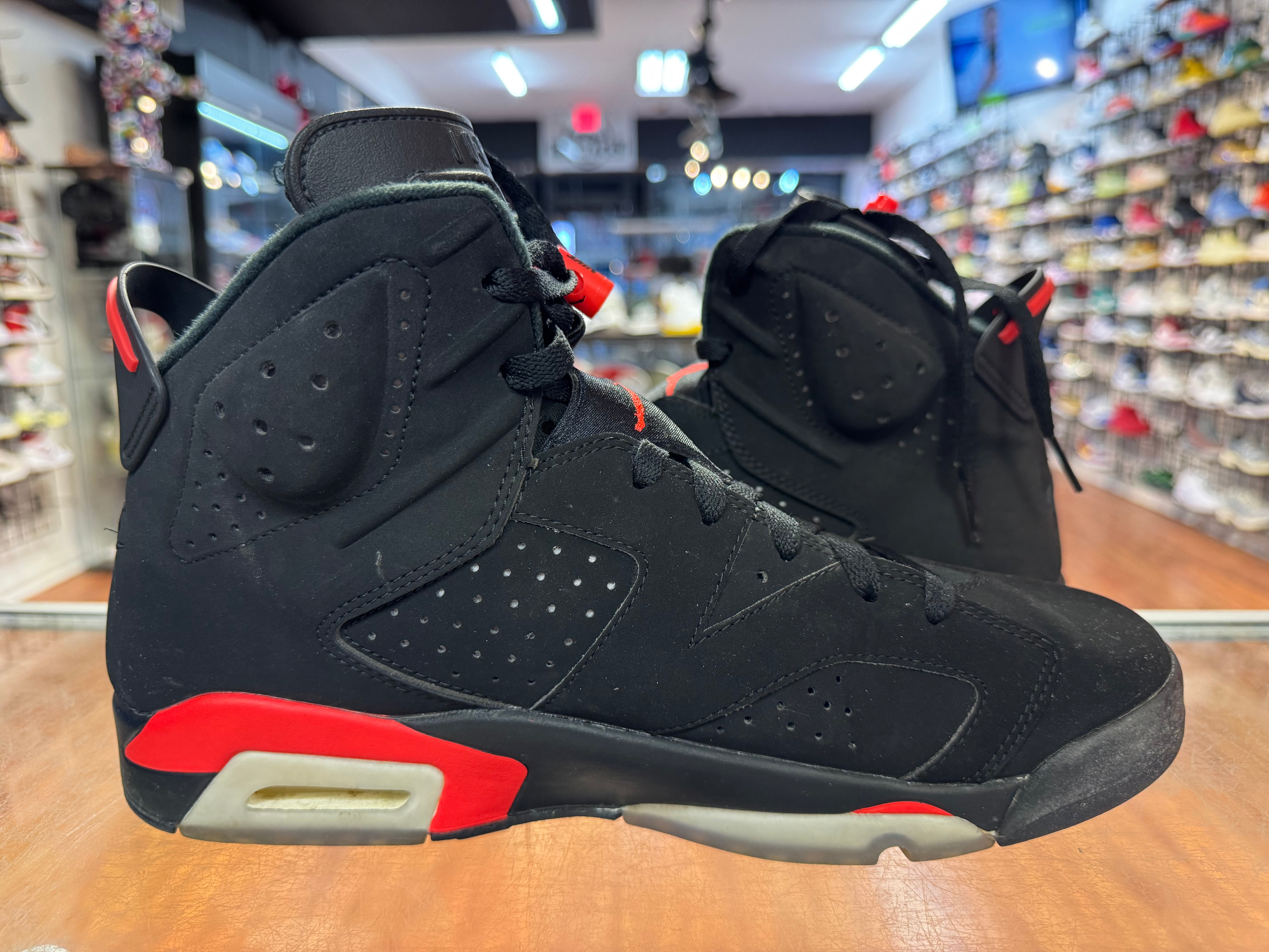 Size 11 Air Jordan 6 "Black Infrared"