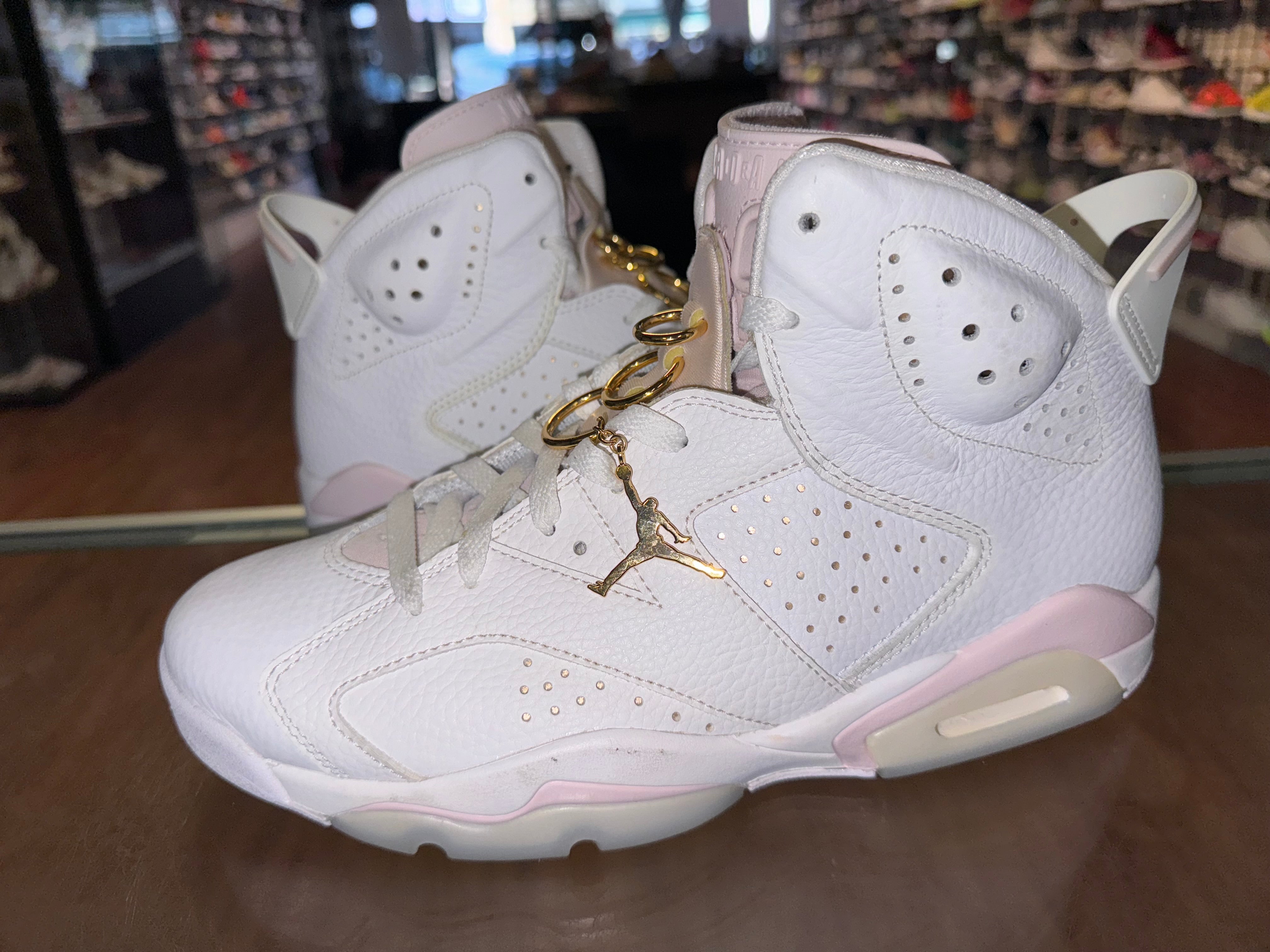 Size 8.5 (10W) Air Jordan 6 “Gold Hoops”