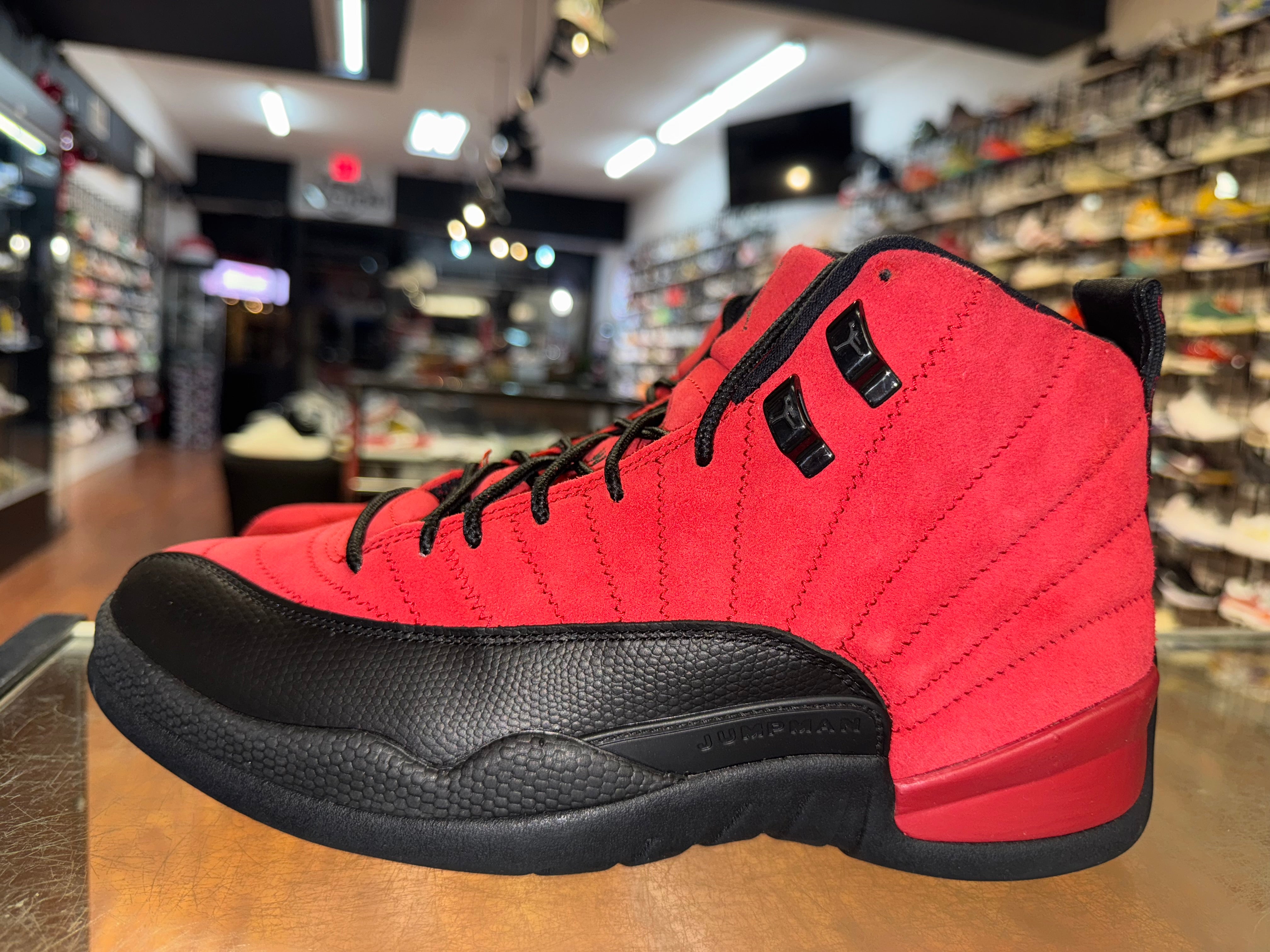 Size 9 Air Jordan 12 "Reverse Flu Game"