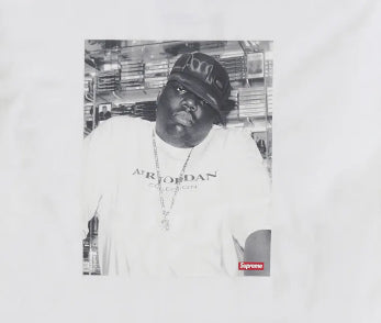 Size XXL Supreme x Jordan Biggie T “White" Brand New