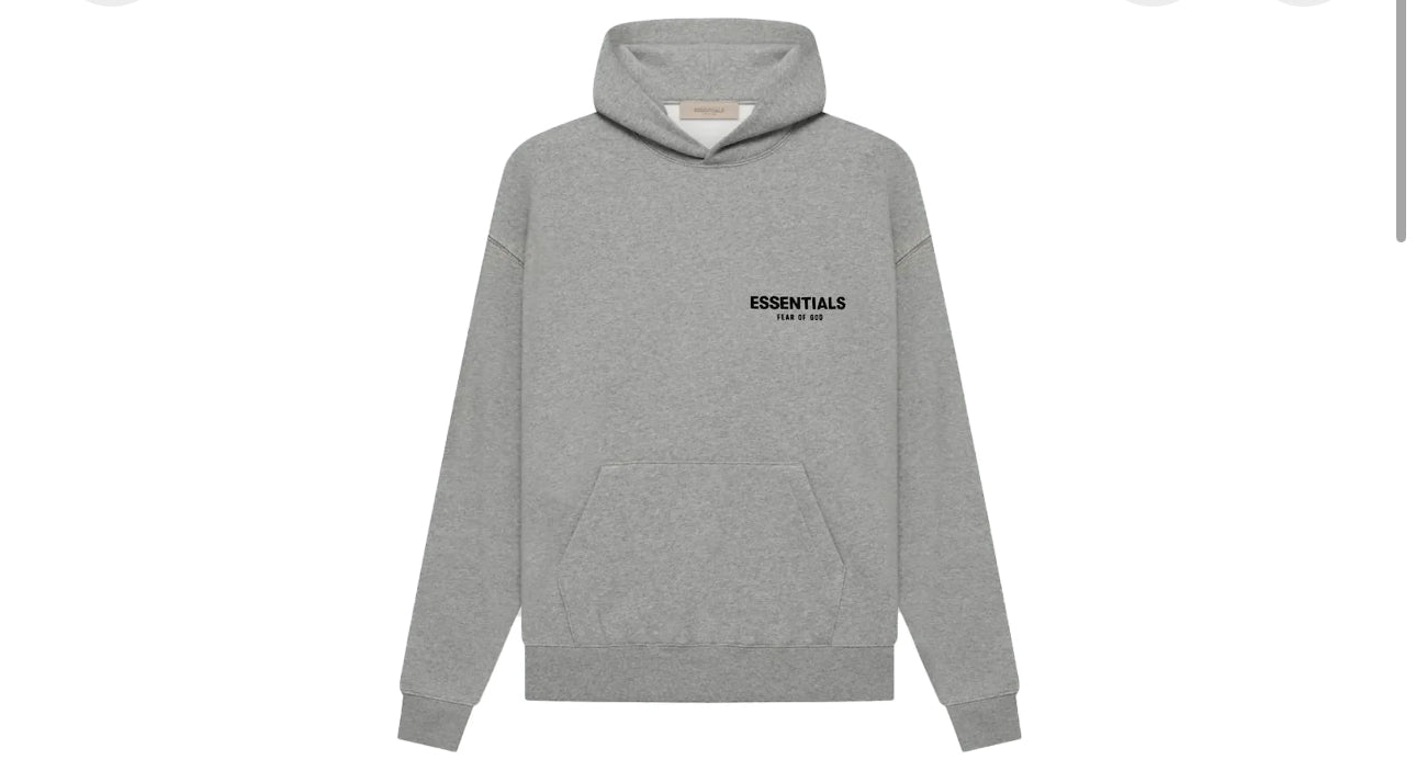 XXS Essentials Hoodie "Grey" Brand New