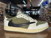 Size 8 Air Jordan 1 Low Travis Scott "Medium Olive" Brand New