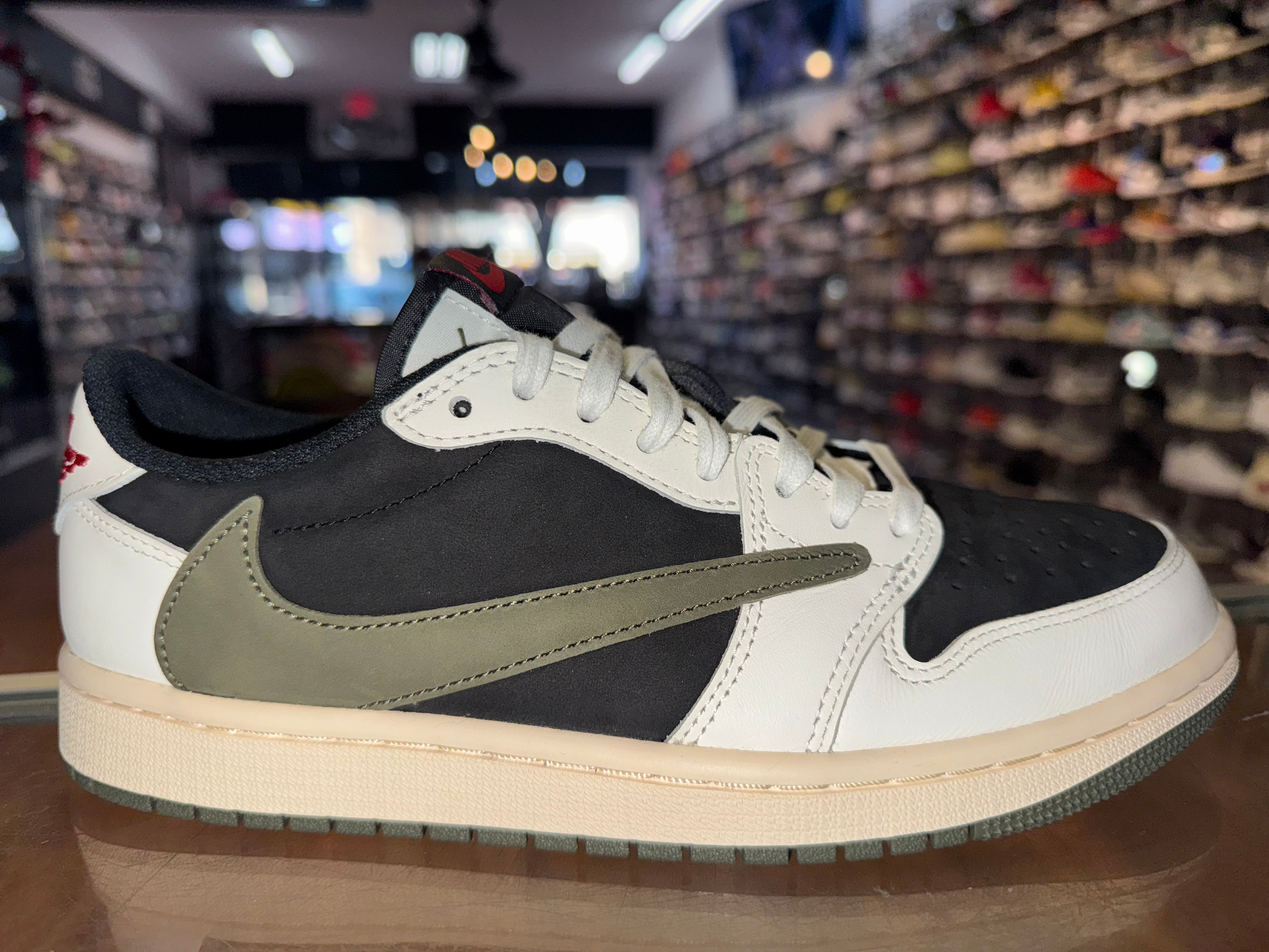 Size 7.5 (9W) Air Jordan 1 Low Travis Scott "Olive"