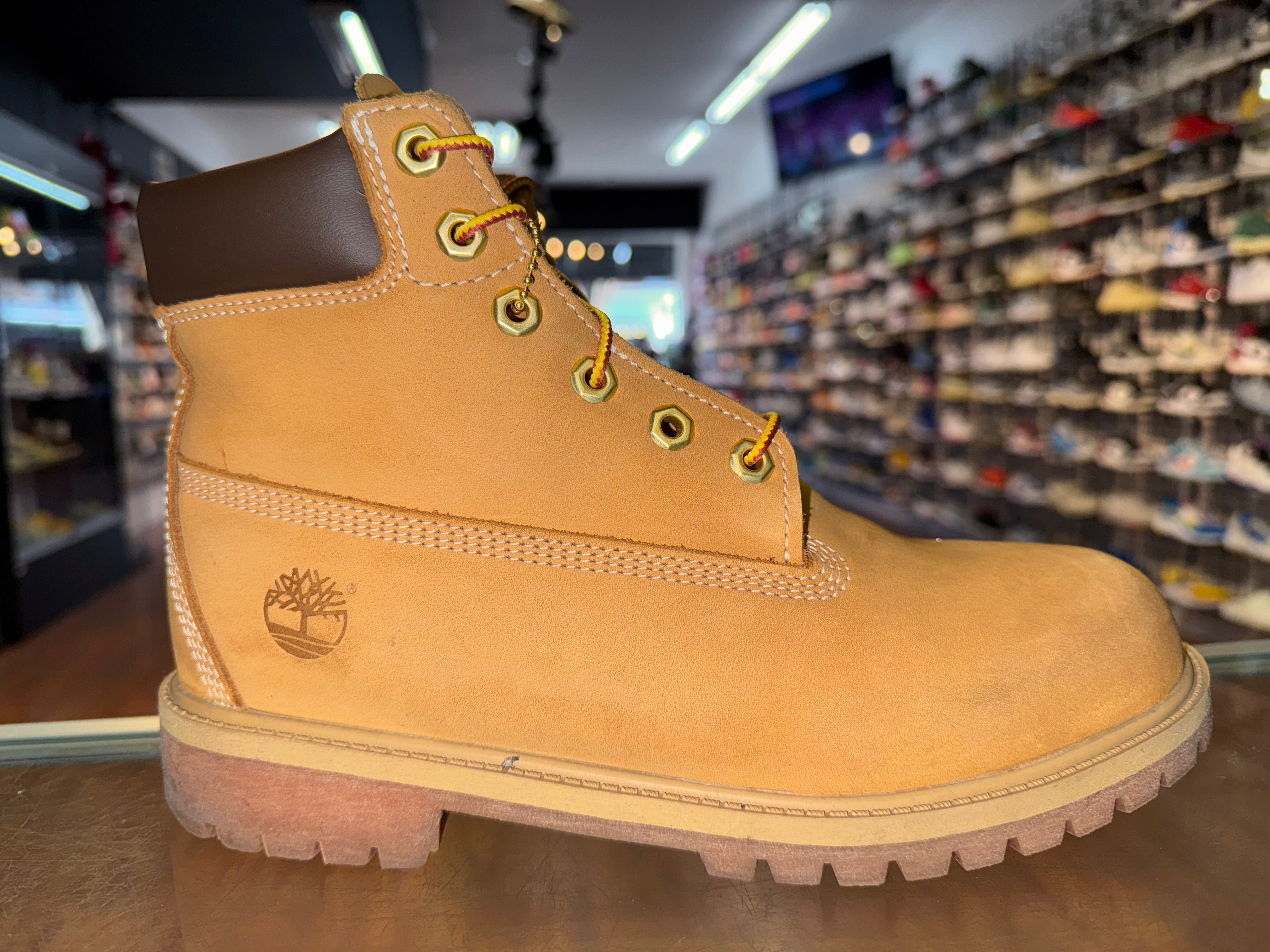 Size 7 Timberland Premium 6-Inch Boot “Wheat”