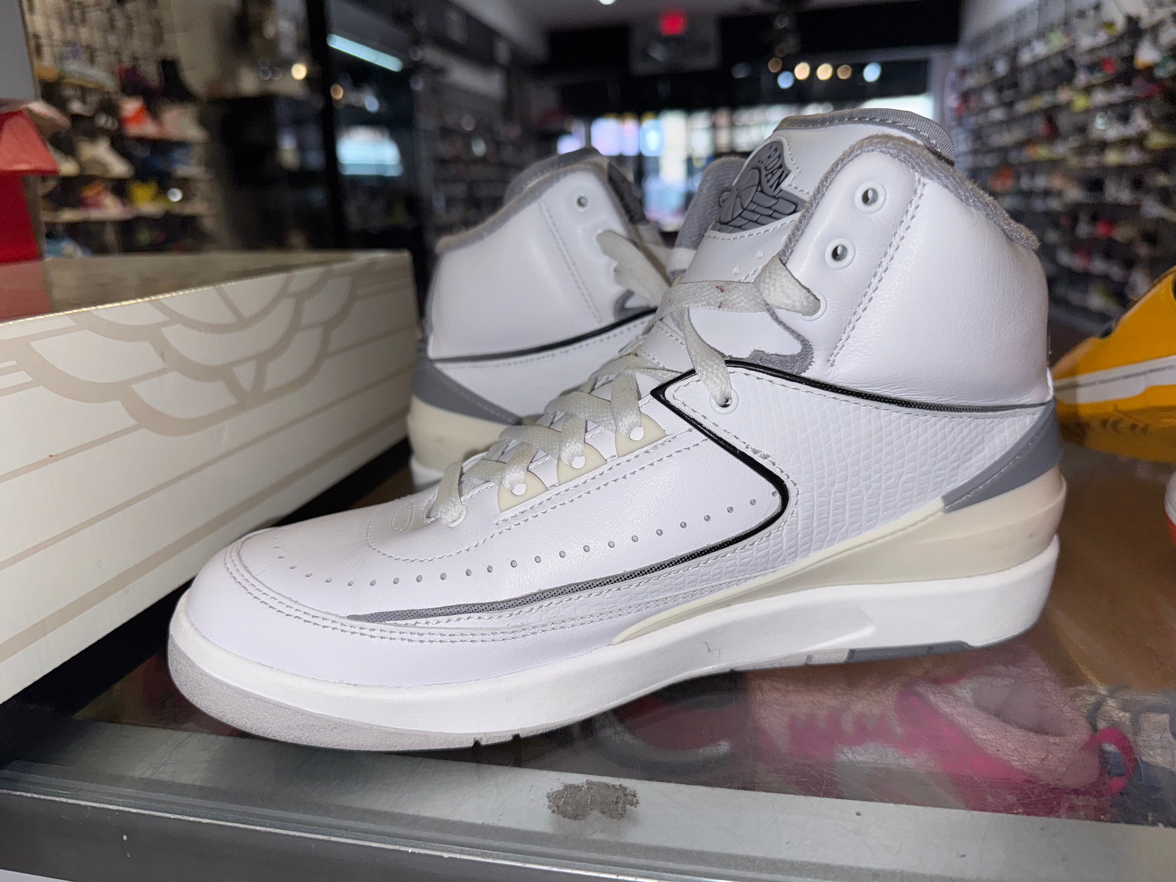 Size 8 Air Jordan 2 "Cement Grey"