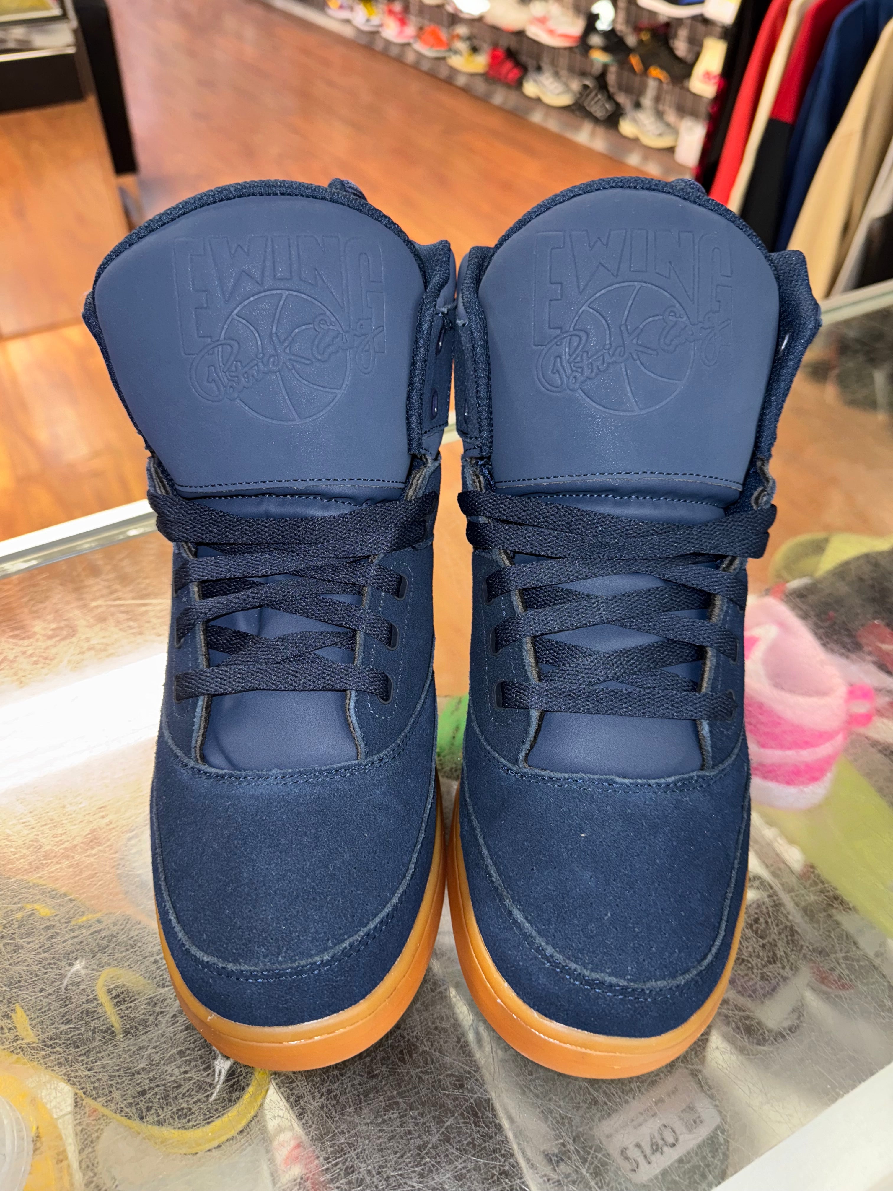 Size 10.5 Ewing 33 High “Navy Gum” Brand New