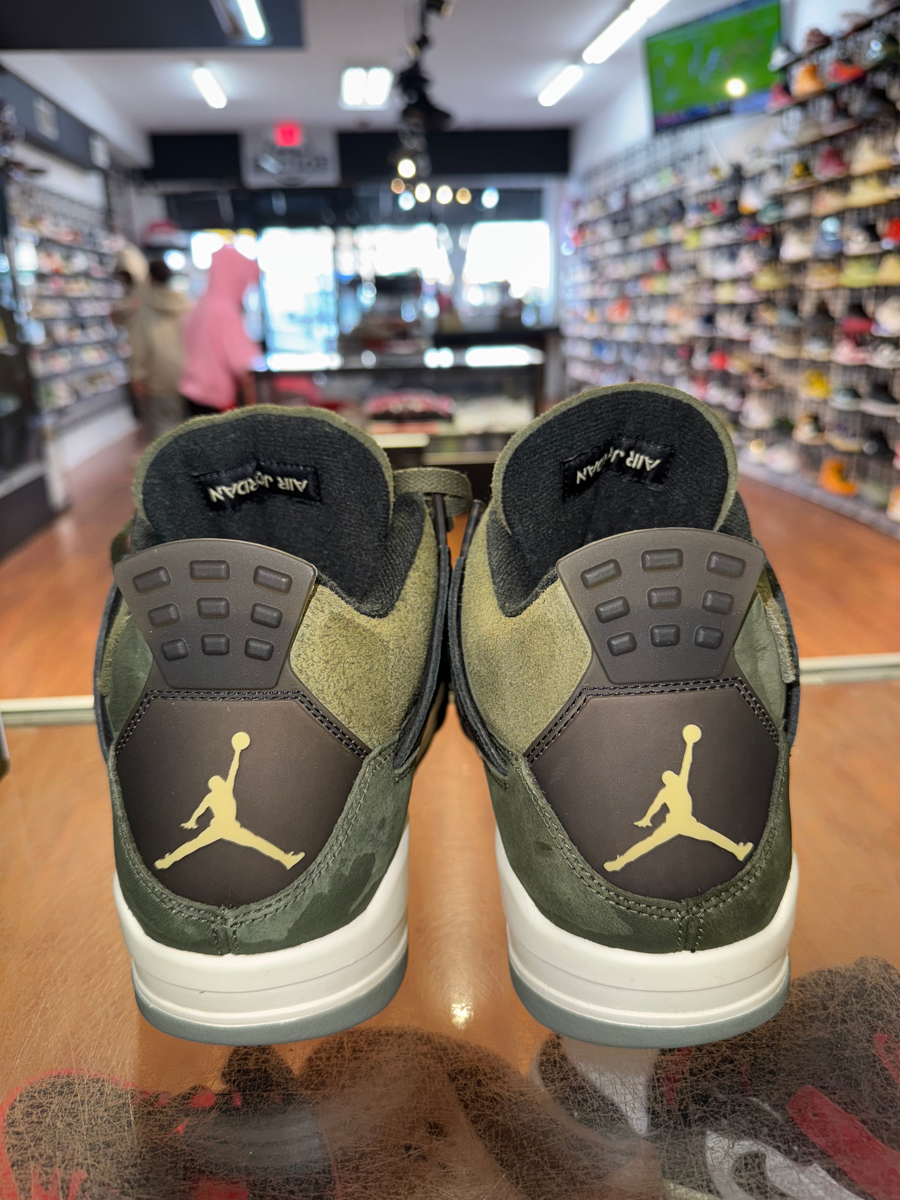 Size 12 Air Jordan 4 "Craft Olive" Worn 1x