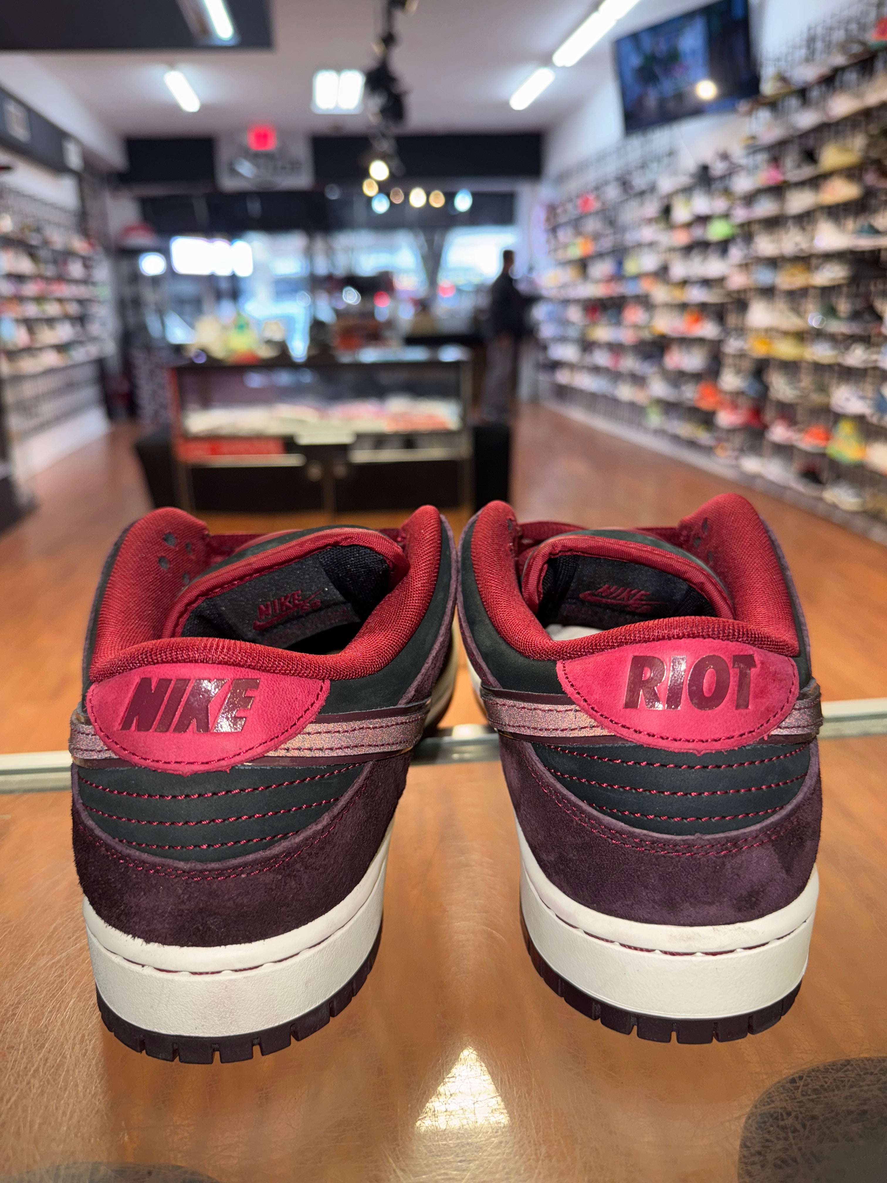 Size 9 Dunk Low SB “Riot Skateboards”