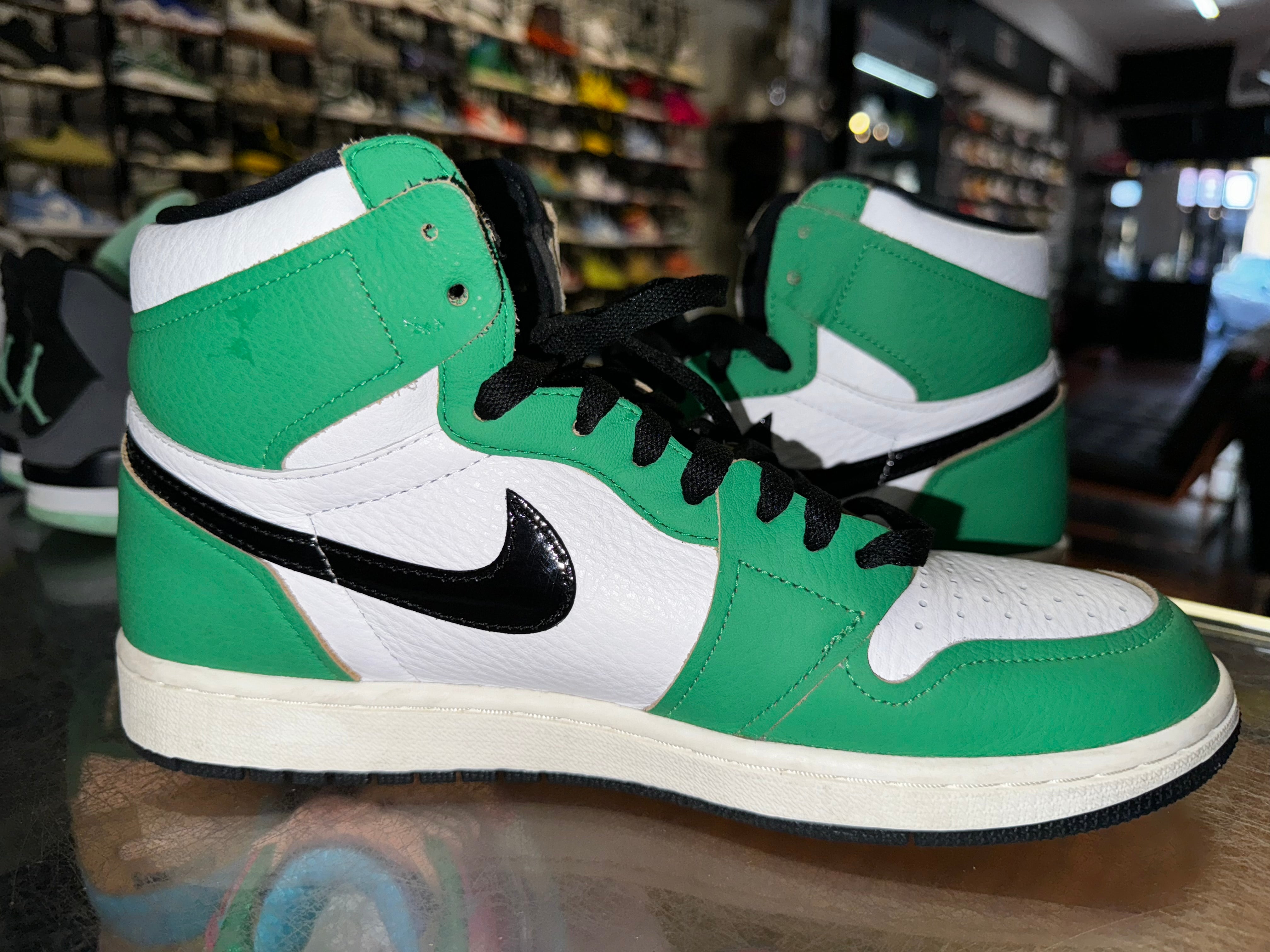 Size 9.5 (11W) Air Jordan 1 "Lucky Green"