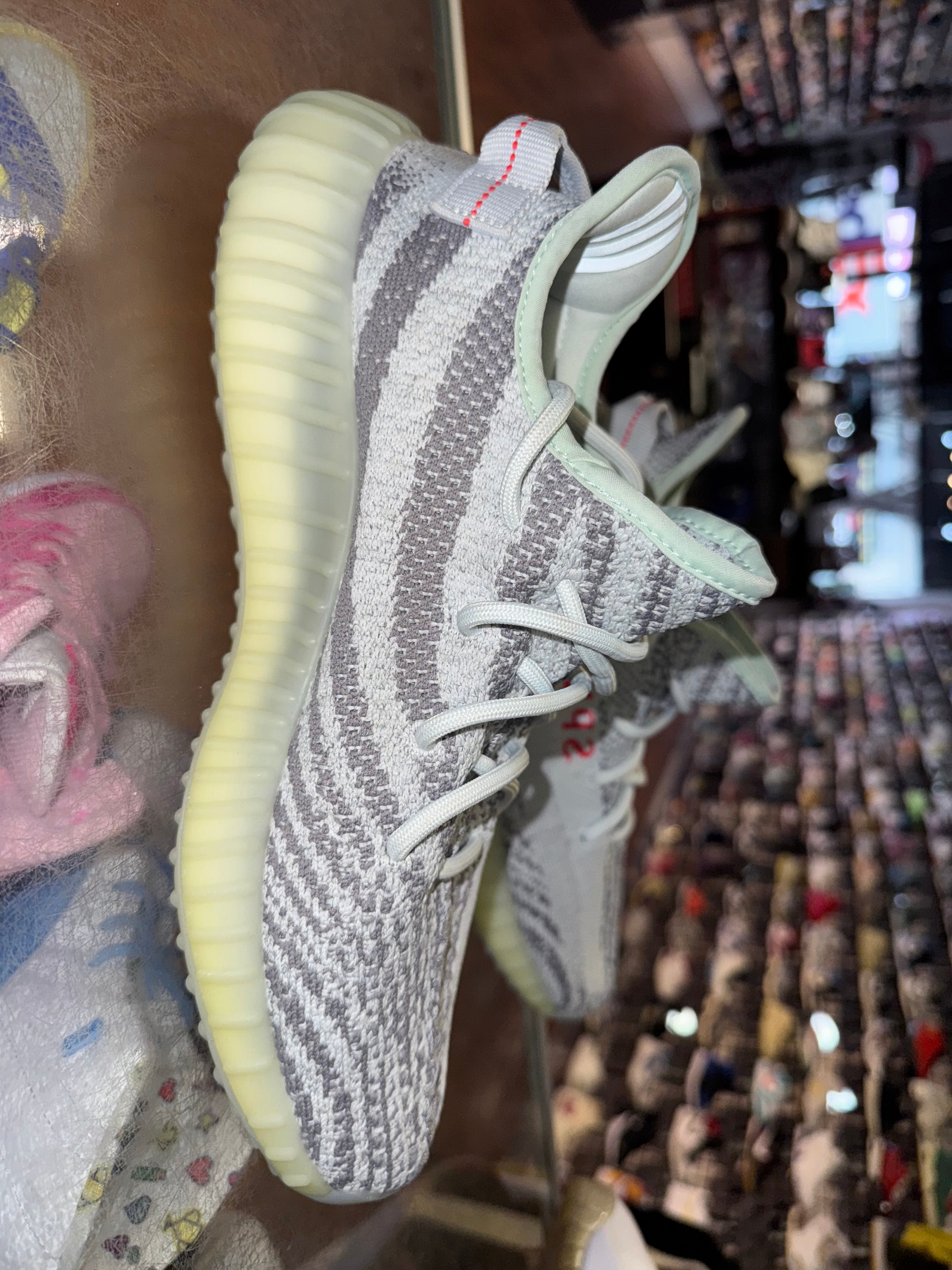 Size 10 Yeezy Boost 350 V2 "Blue Tint"