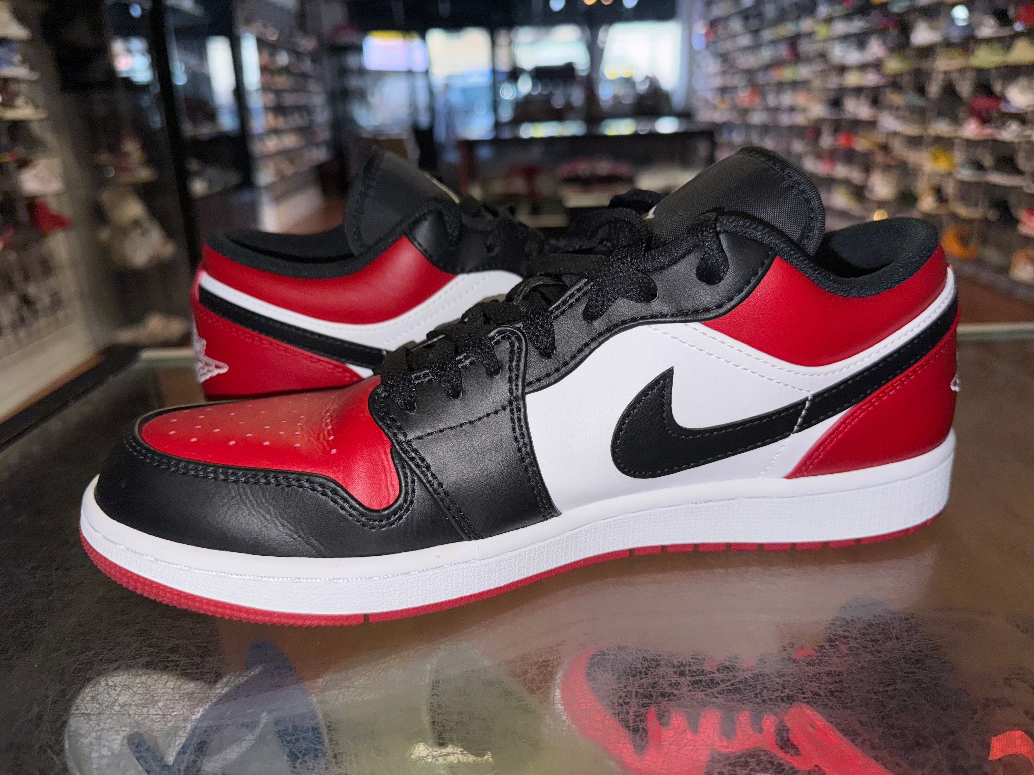 Size 9.5 Air Jordan 1 Low "Bred Toe"