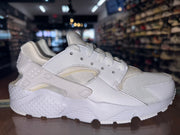 Size 5.5y Air Huarache Run “White” Brand New