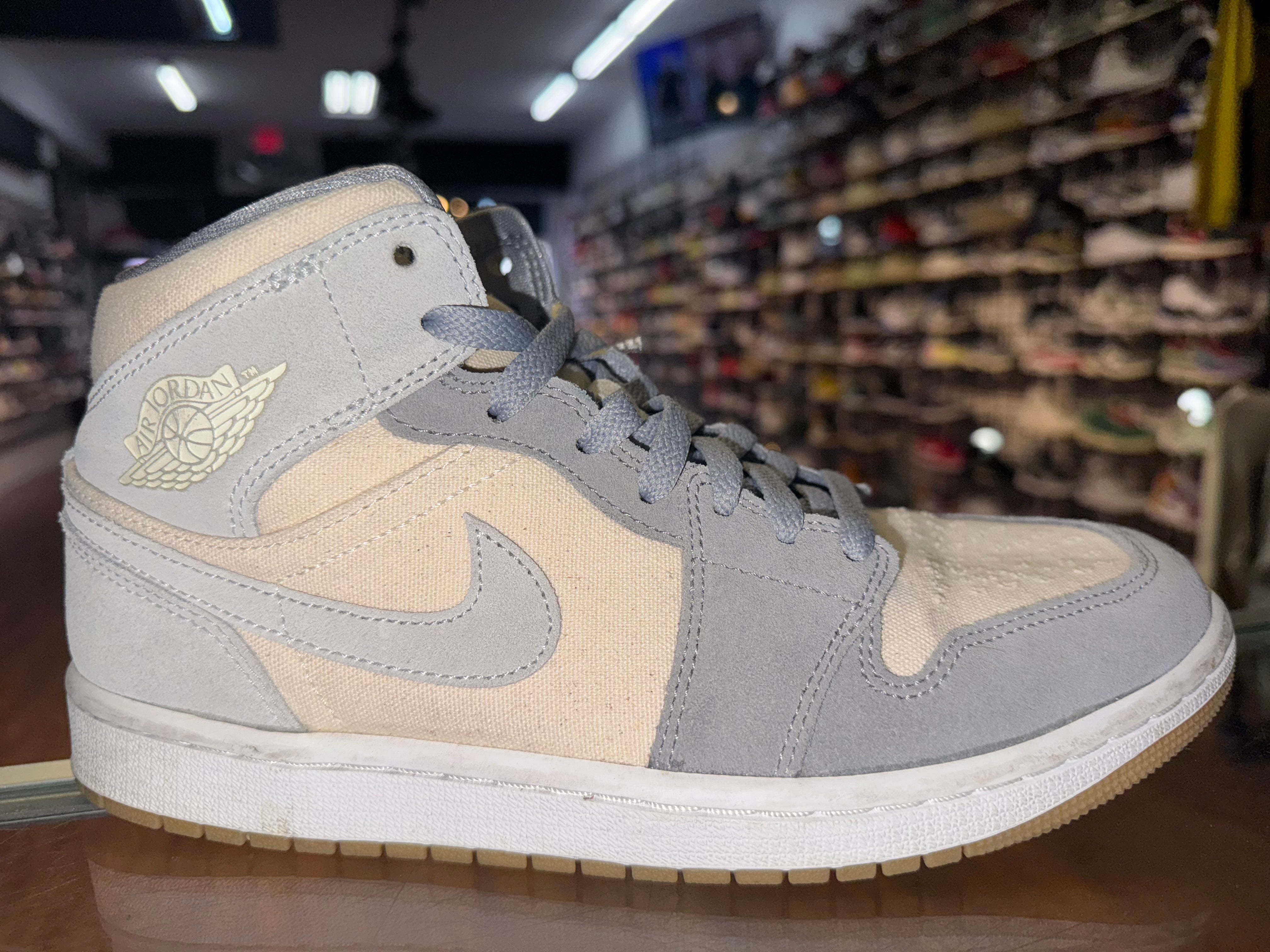 Size 8 Air Jordan 1 Mid "Coconut Milk"