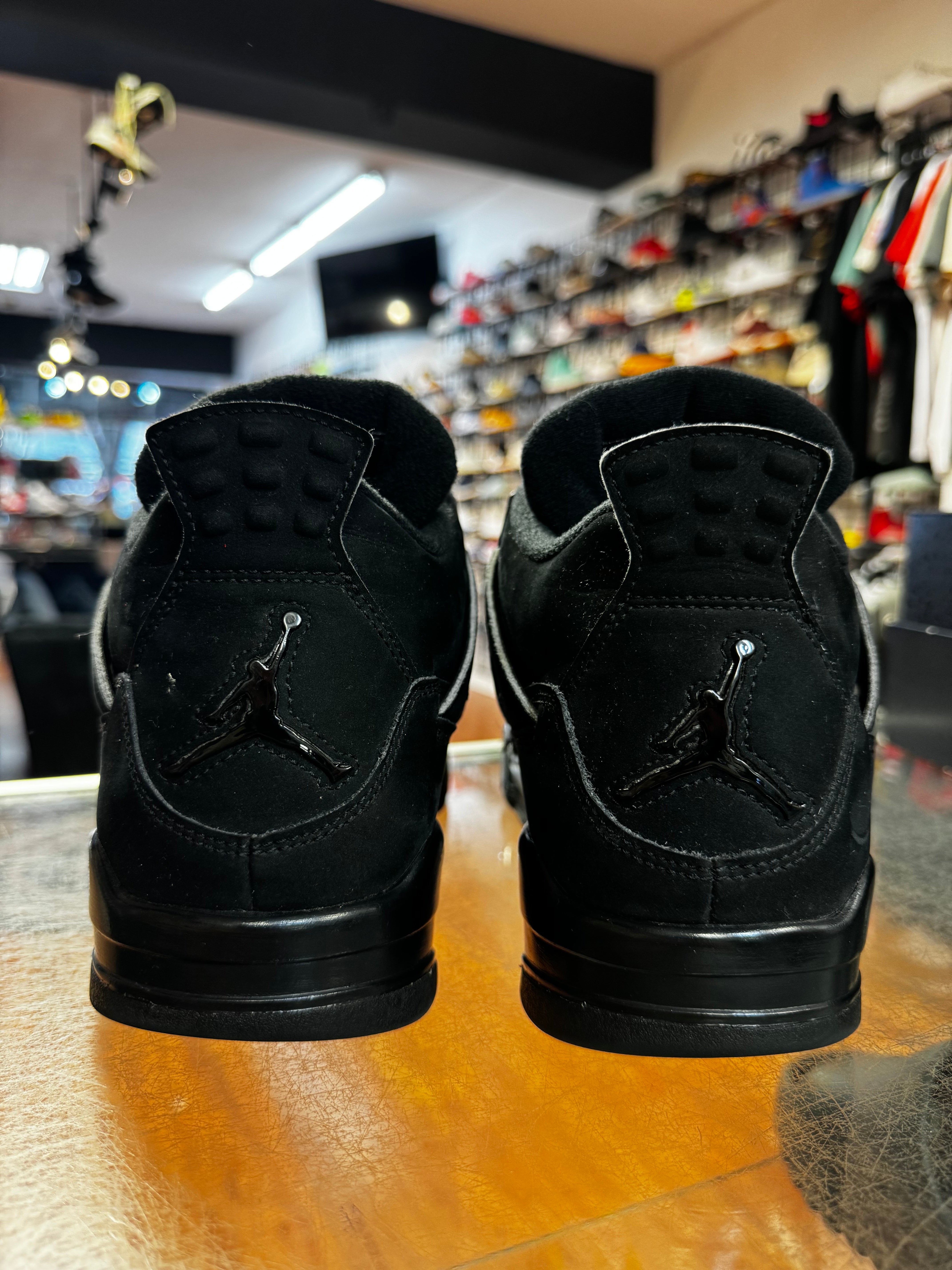 Size 10.5 Air Jordan 4 "Black Cat"