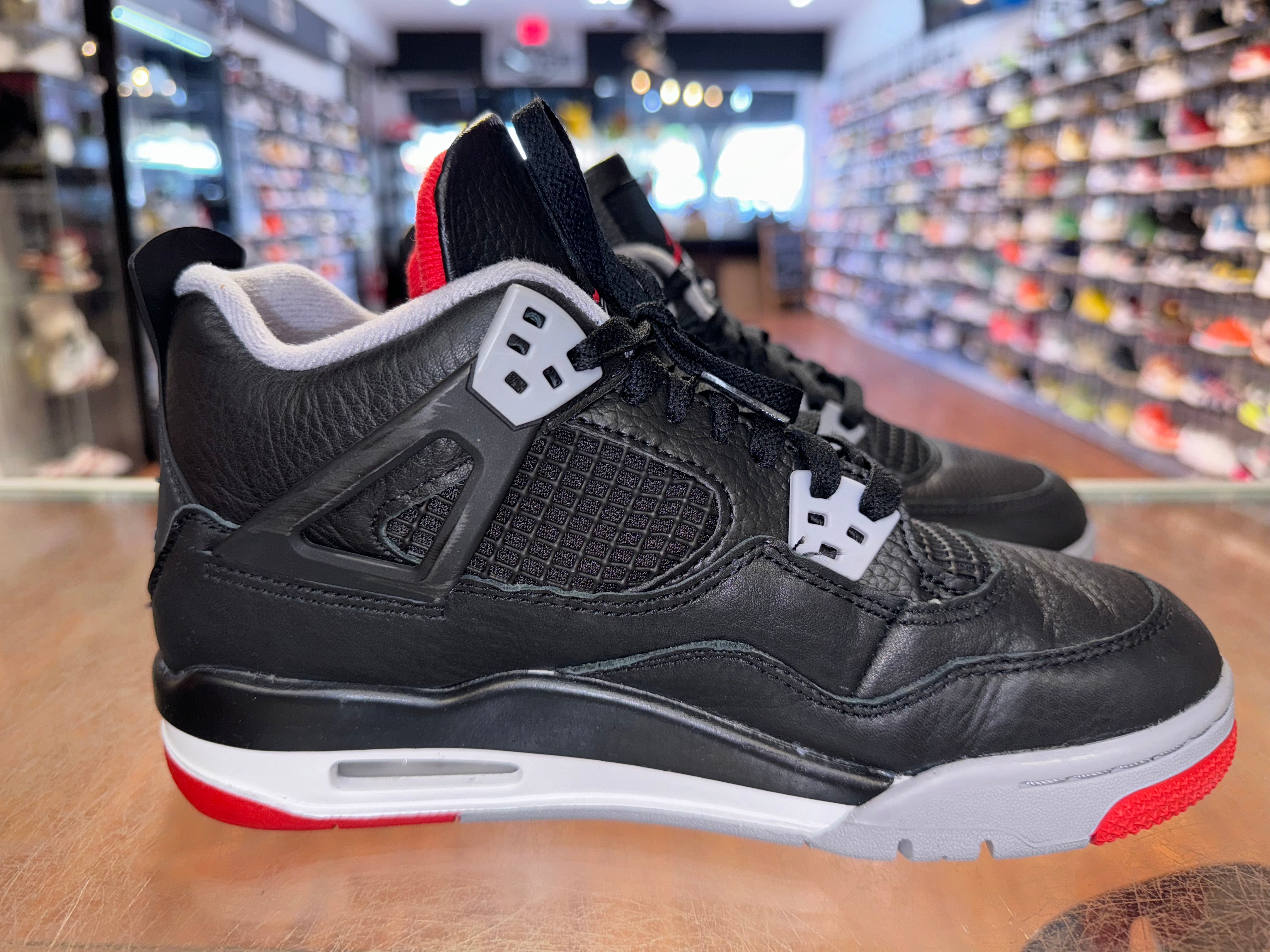 Size 6y Air Jordan 4 “Bred Reimagined”