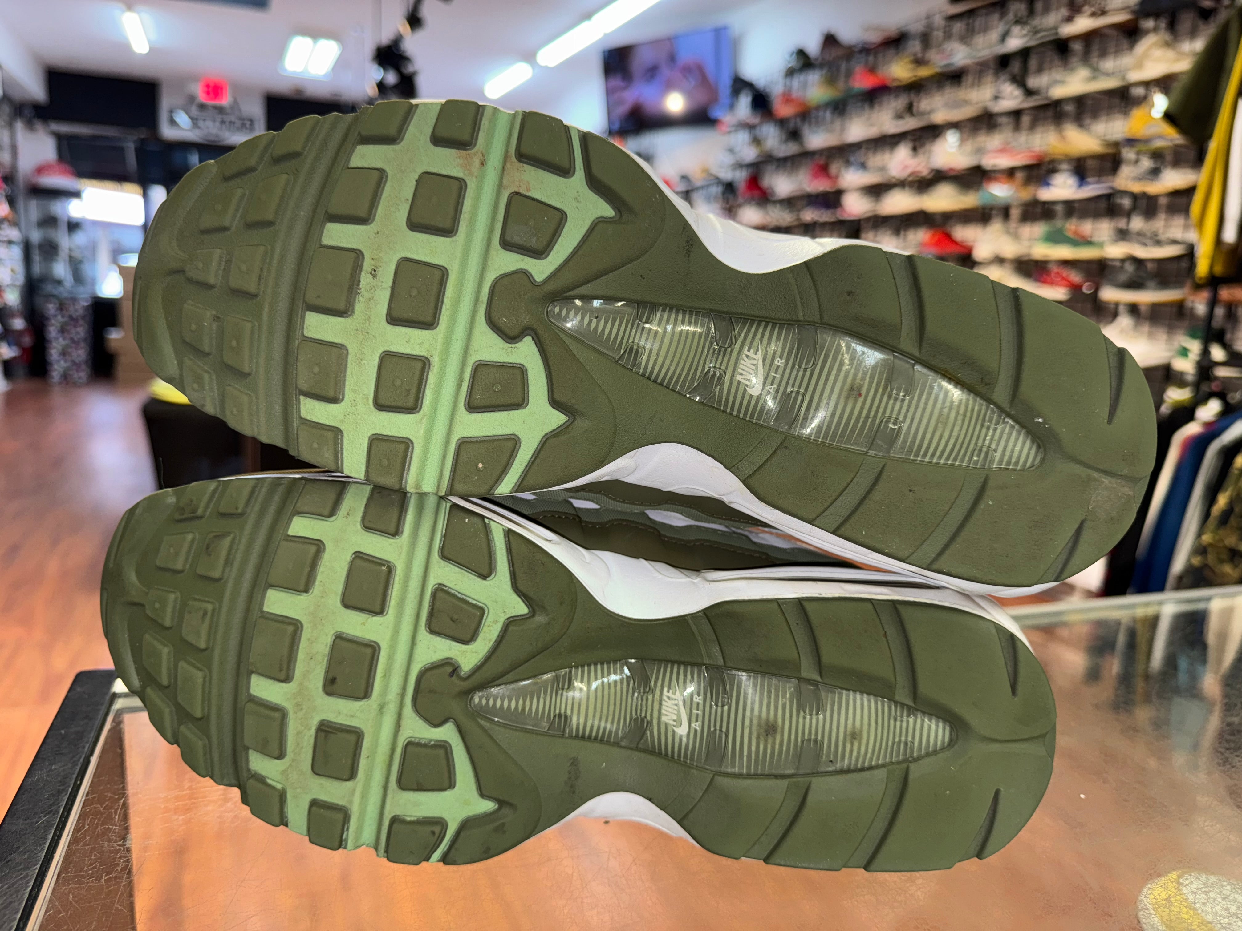 Size 11.5 Air Max 95 "Medium Olive Oil Green"