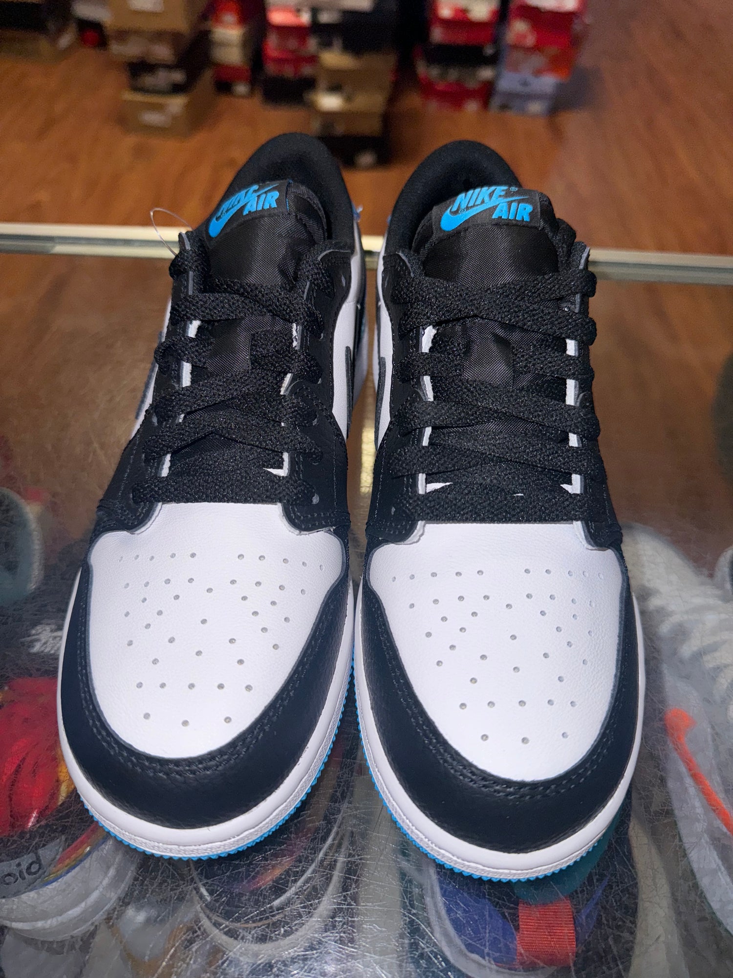 Size 6.5y Air Jordan 1 Low “Powder Blue” Brand New