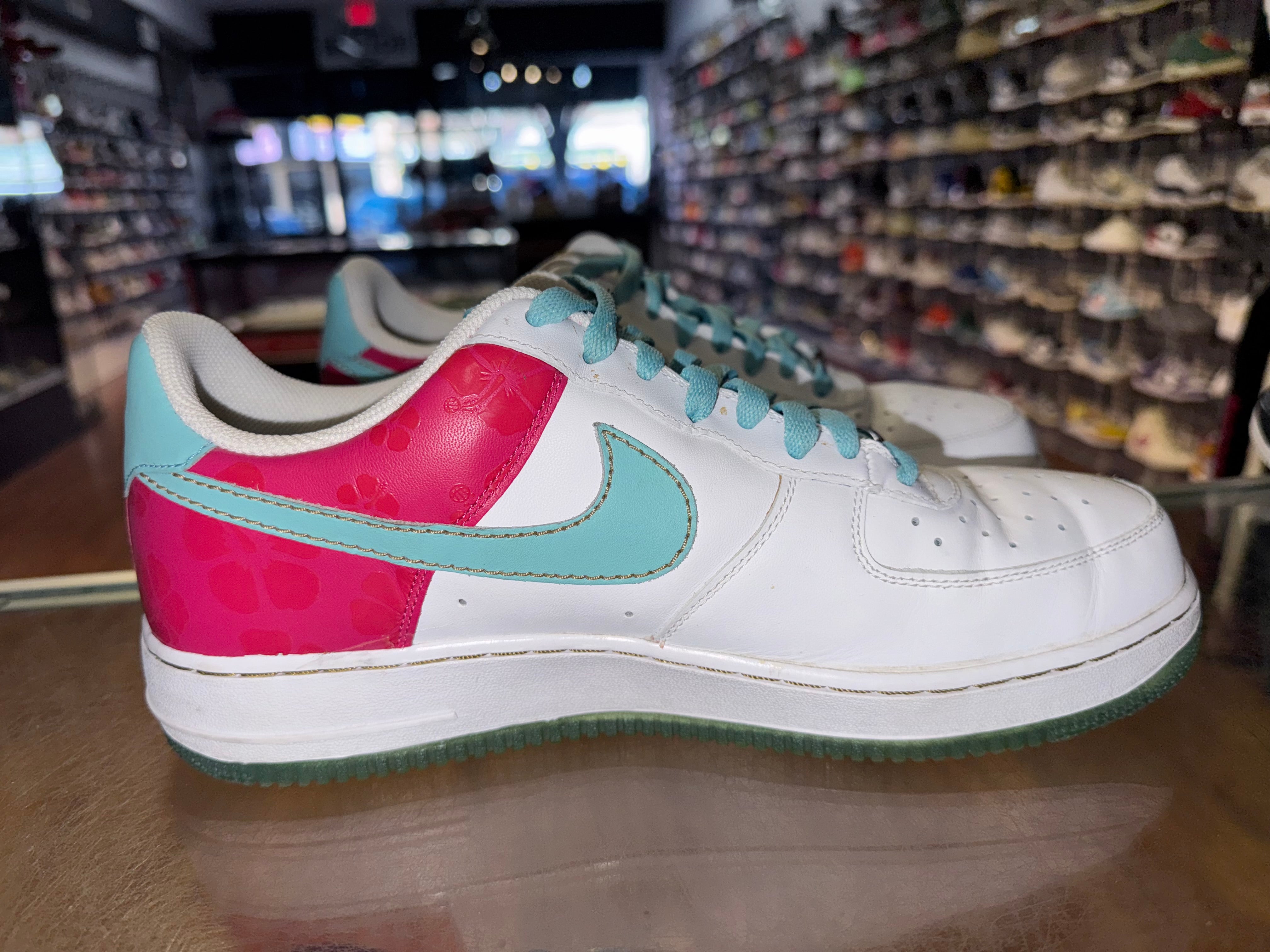 Size 11 Air Force 1 “Pink Hawaiian”