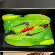 Size 6.5 Kobe 6 Protro "Grinch"