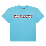 Medium Hellstar Box Logo T-Shirt "Blue" Brand New