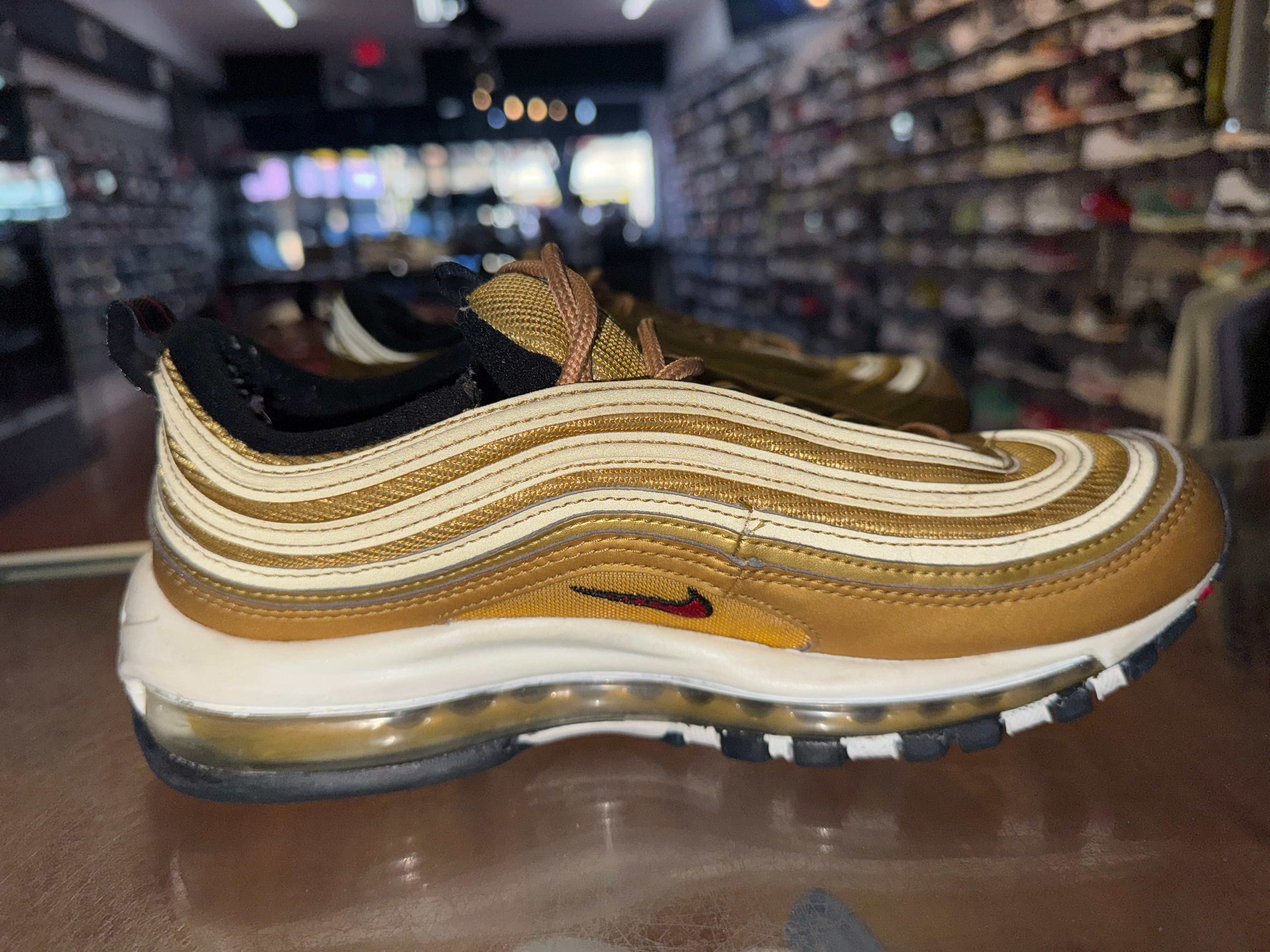 Size 7.5 (9W) Air Max 97 "Metallic Gold"