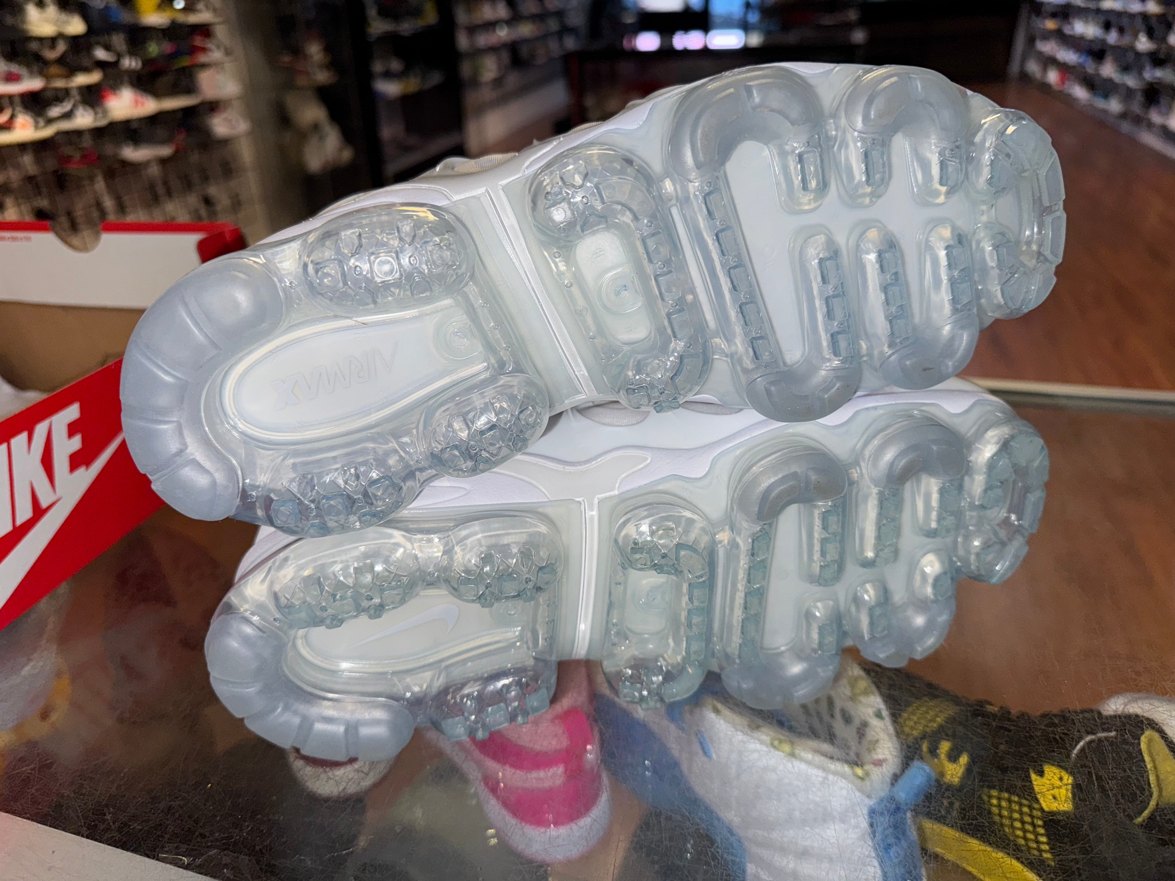 Size 8.5 Air VaporMax Plus “White” Brand New