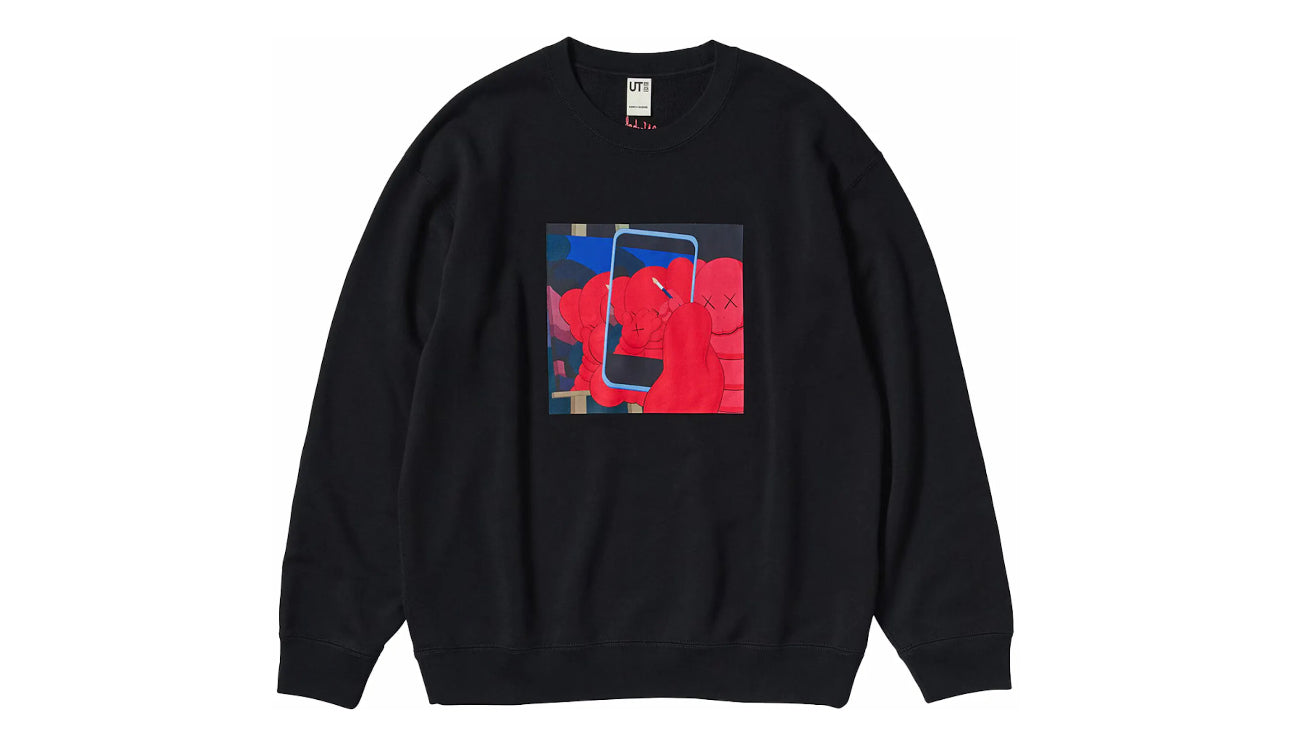 Size L Kaws Uniqlo Crewneck “Figure Selfie” Brand New