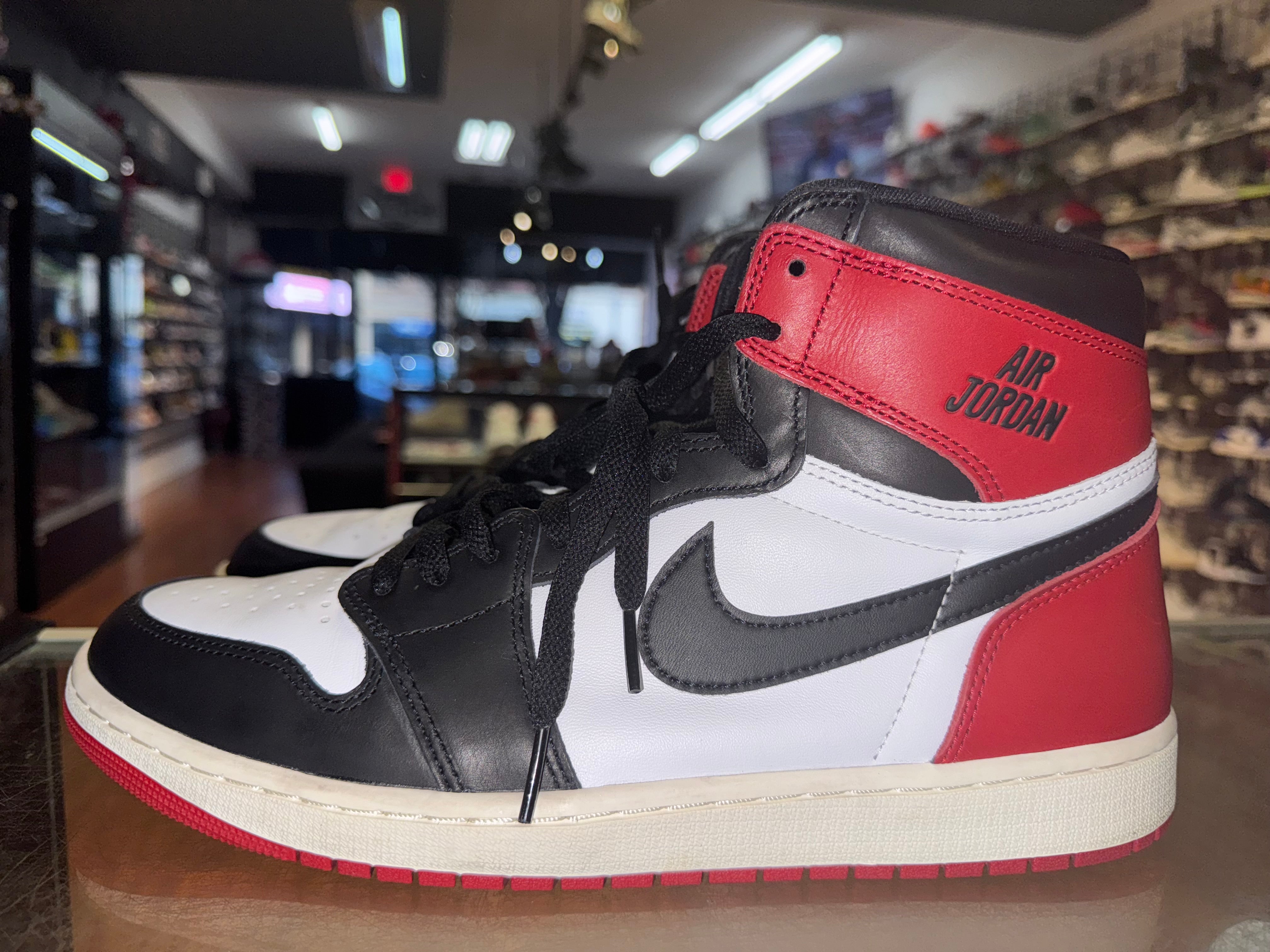 Size 12 Air Jordan 1 "Black Toe Reimagined"