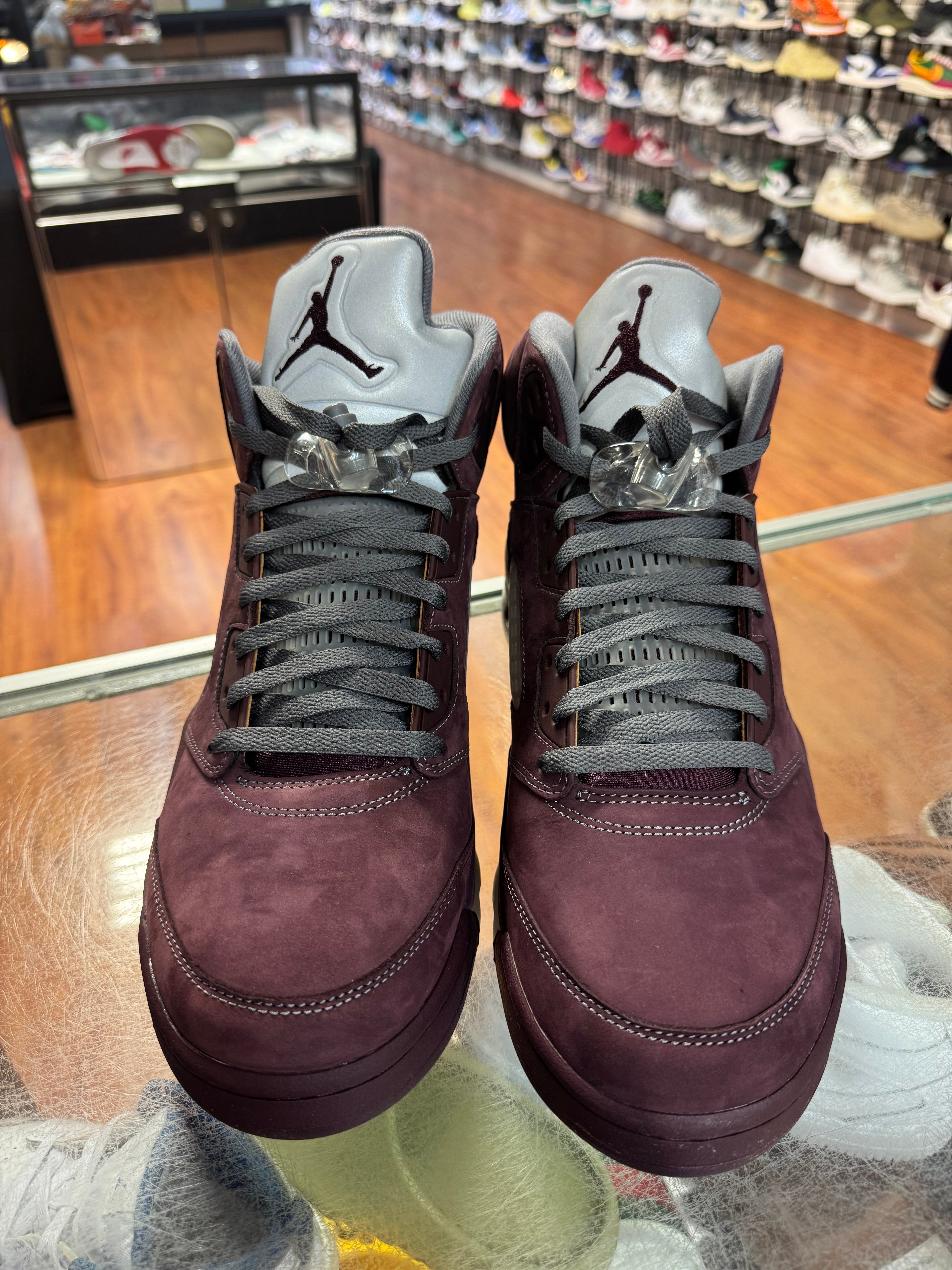 Size 12 Air Jordan 5 "Burgundy" Brand New