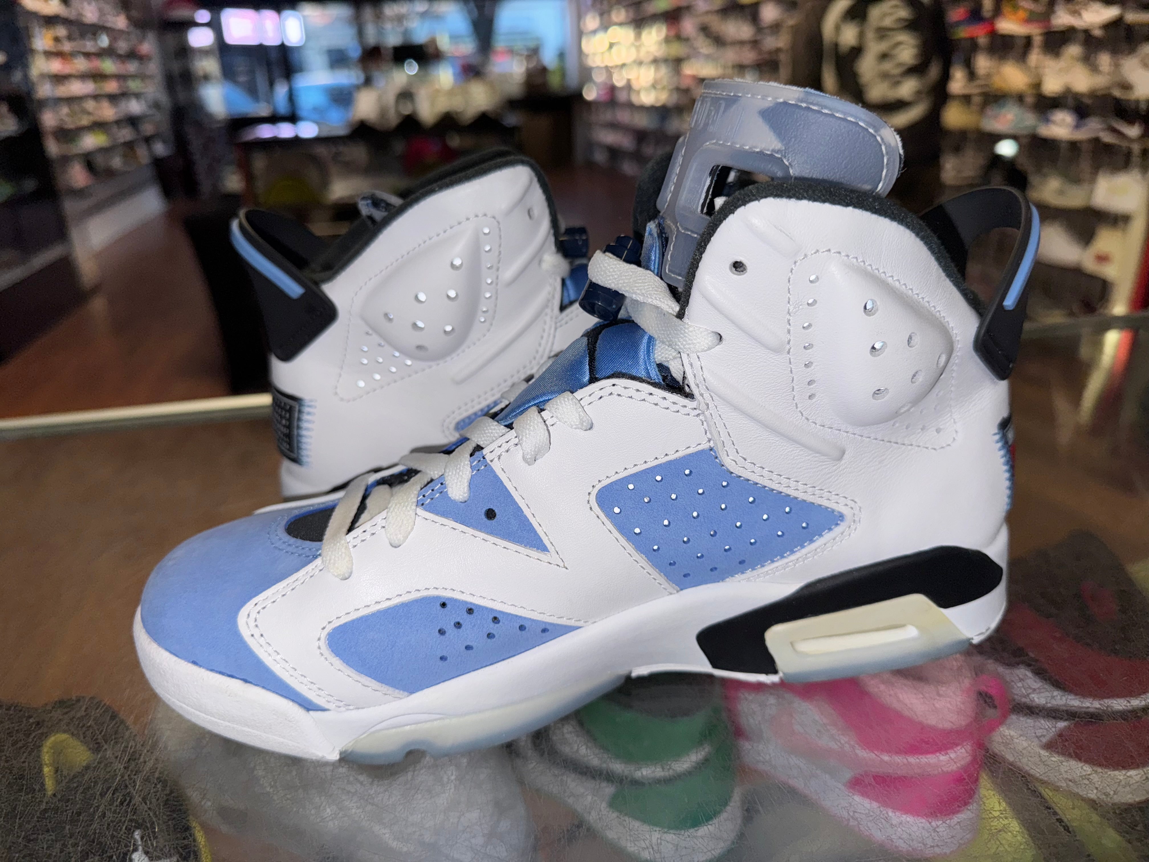 Size 8 Air Jordan 6 "UNC"