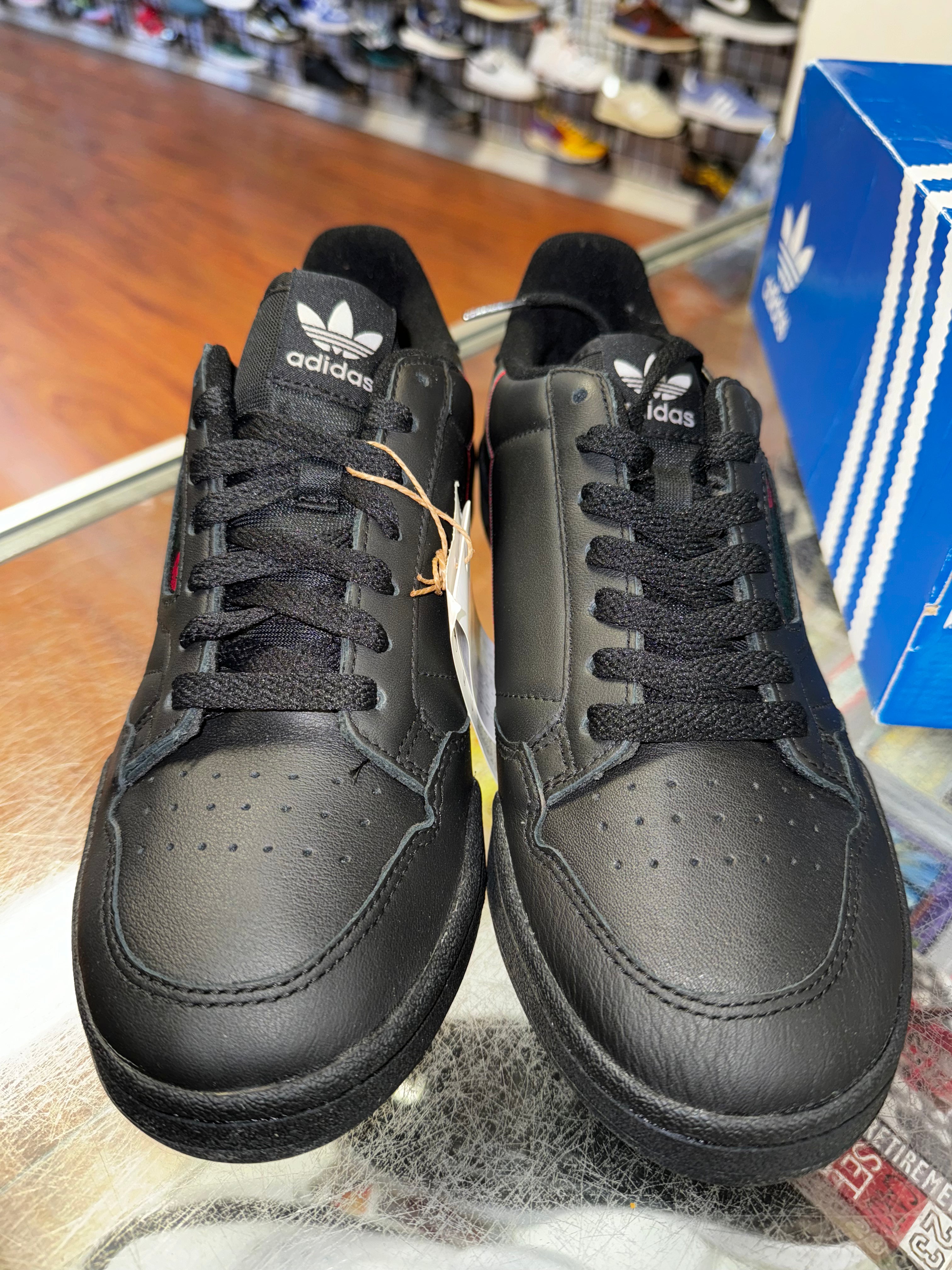 Size 8 Adidas Continental 90 "Black" Brand New