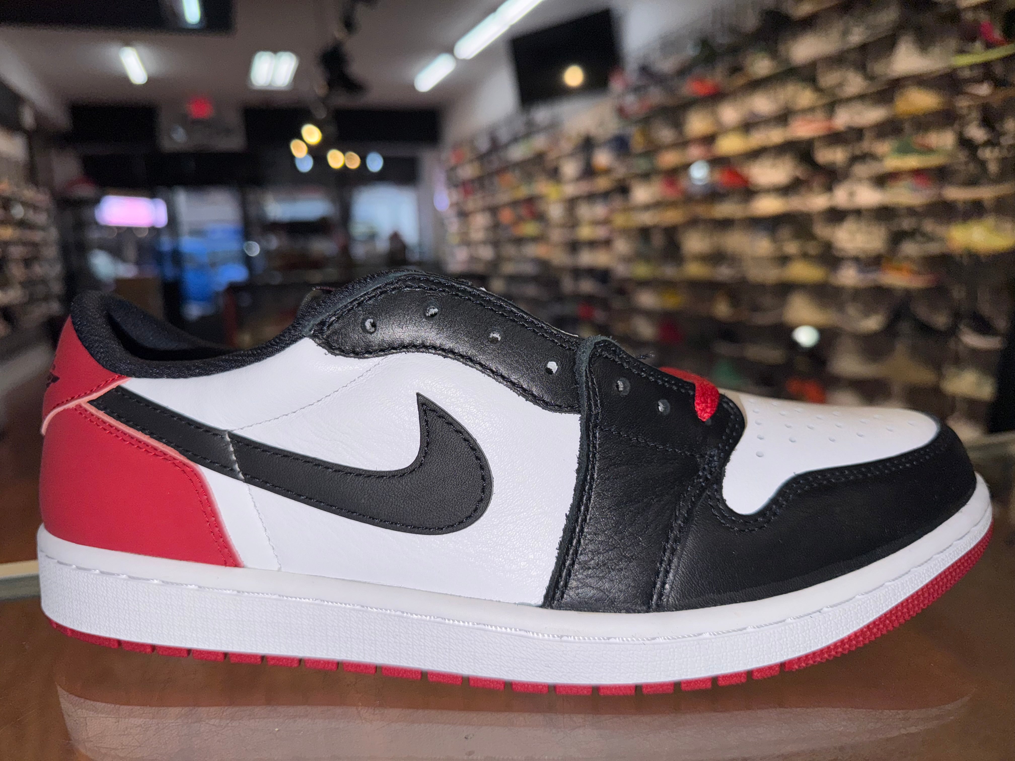 Size 11 Air Jordan 1 Low “Bred Toe” Brand New