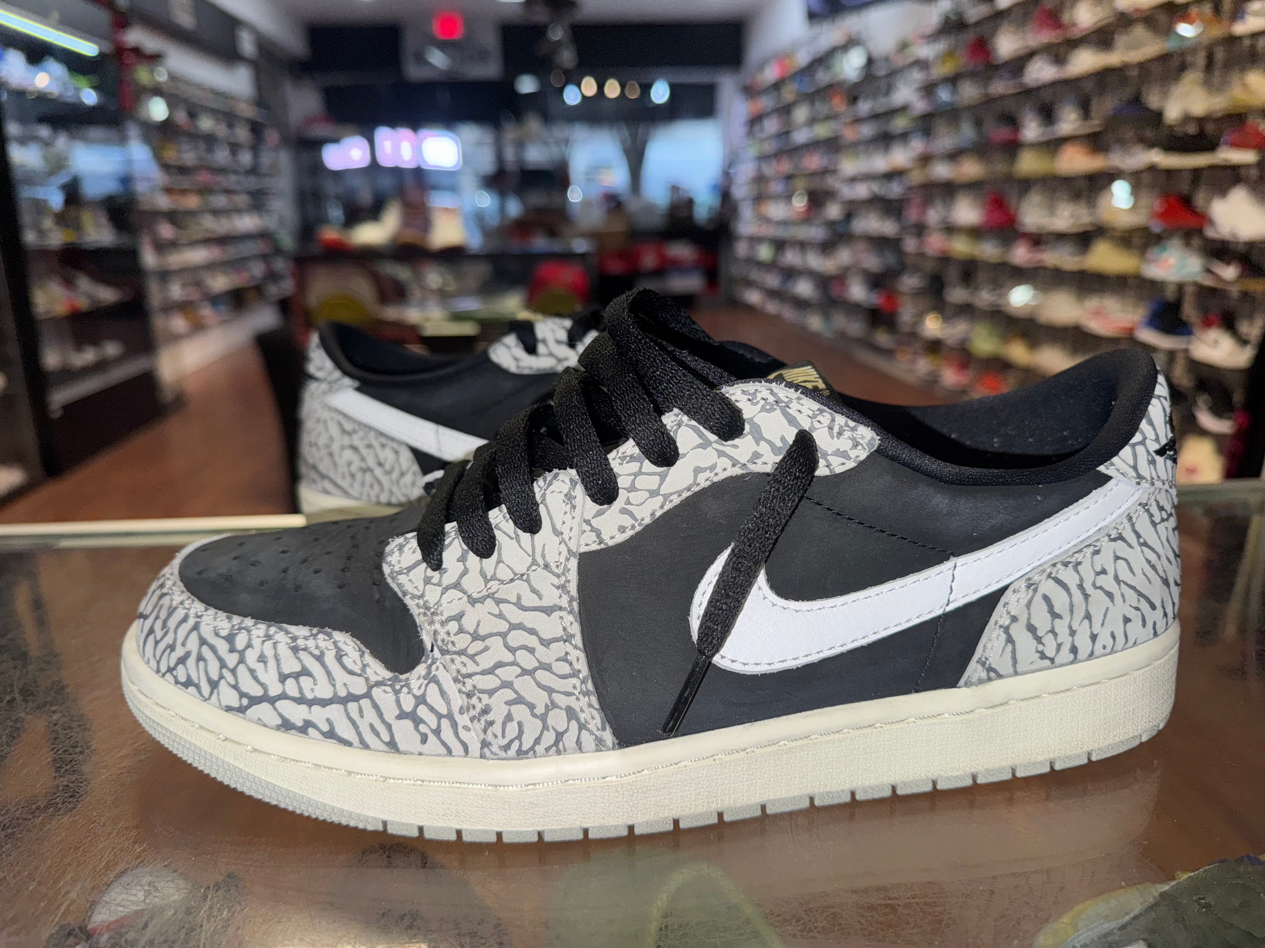 Size 11.5 Air Jordan 1 Low "Black Cement"