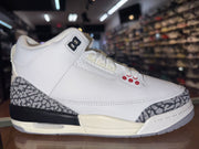 Size 5y Air Jordan 3 Reimagined “White Cement” Brand New