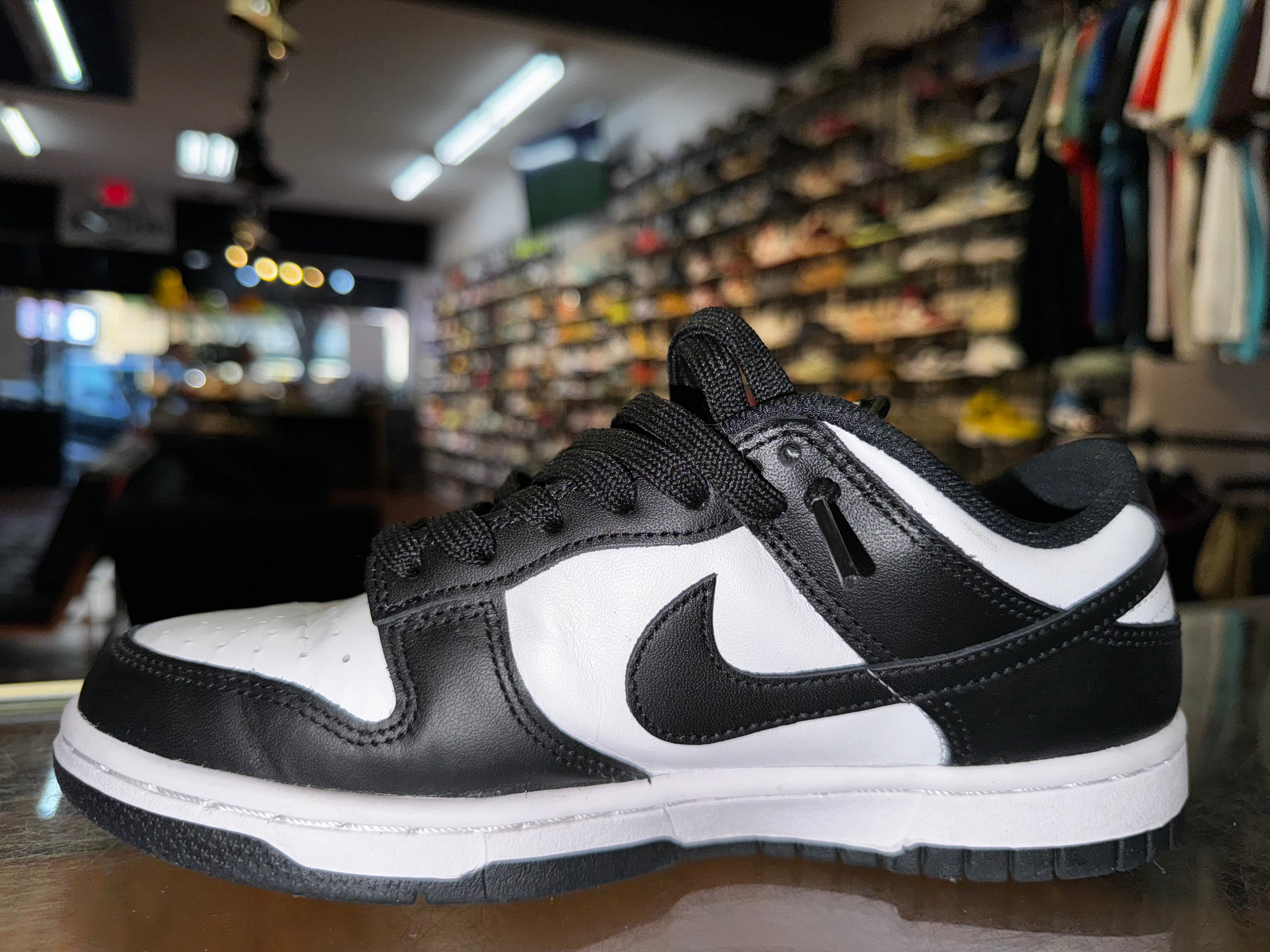 Size 5 (6.5w) Dunk Low "Panda"