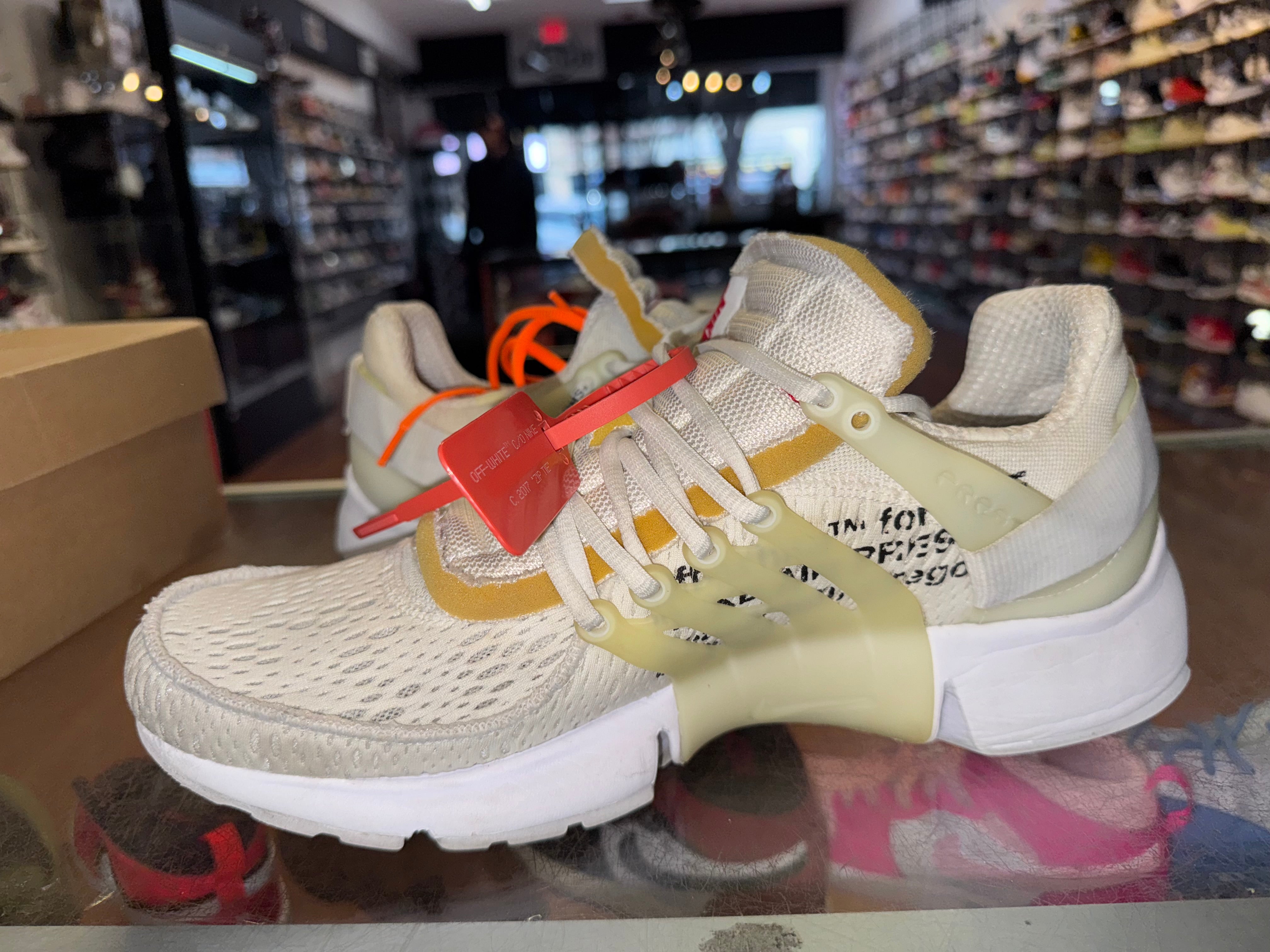 Size 13 Air Presto Off White The Ten "White"