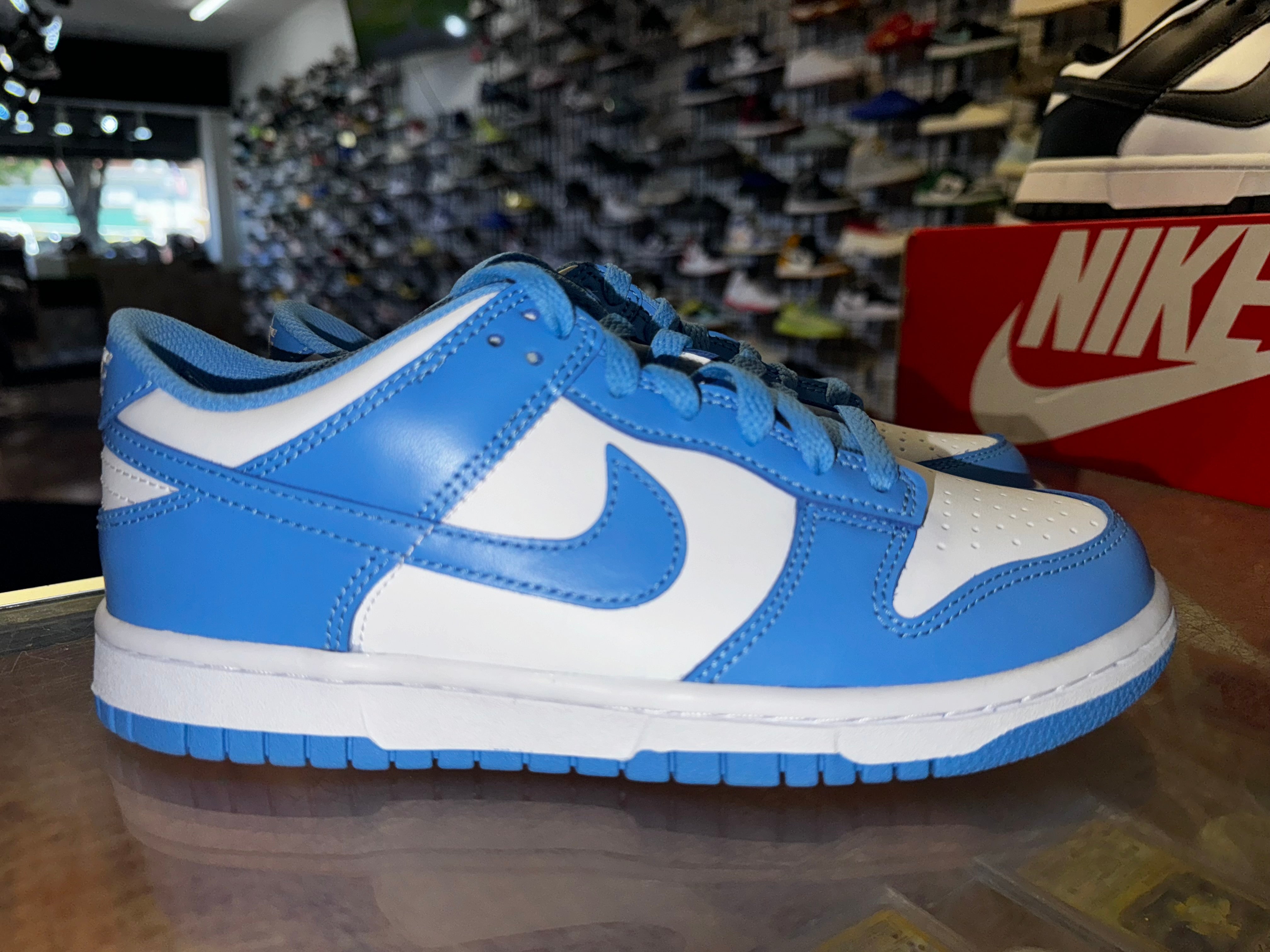 Size 6y Dunk Low "University Blue" Brand New