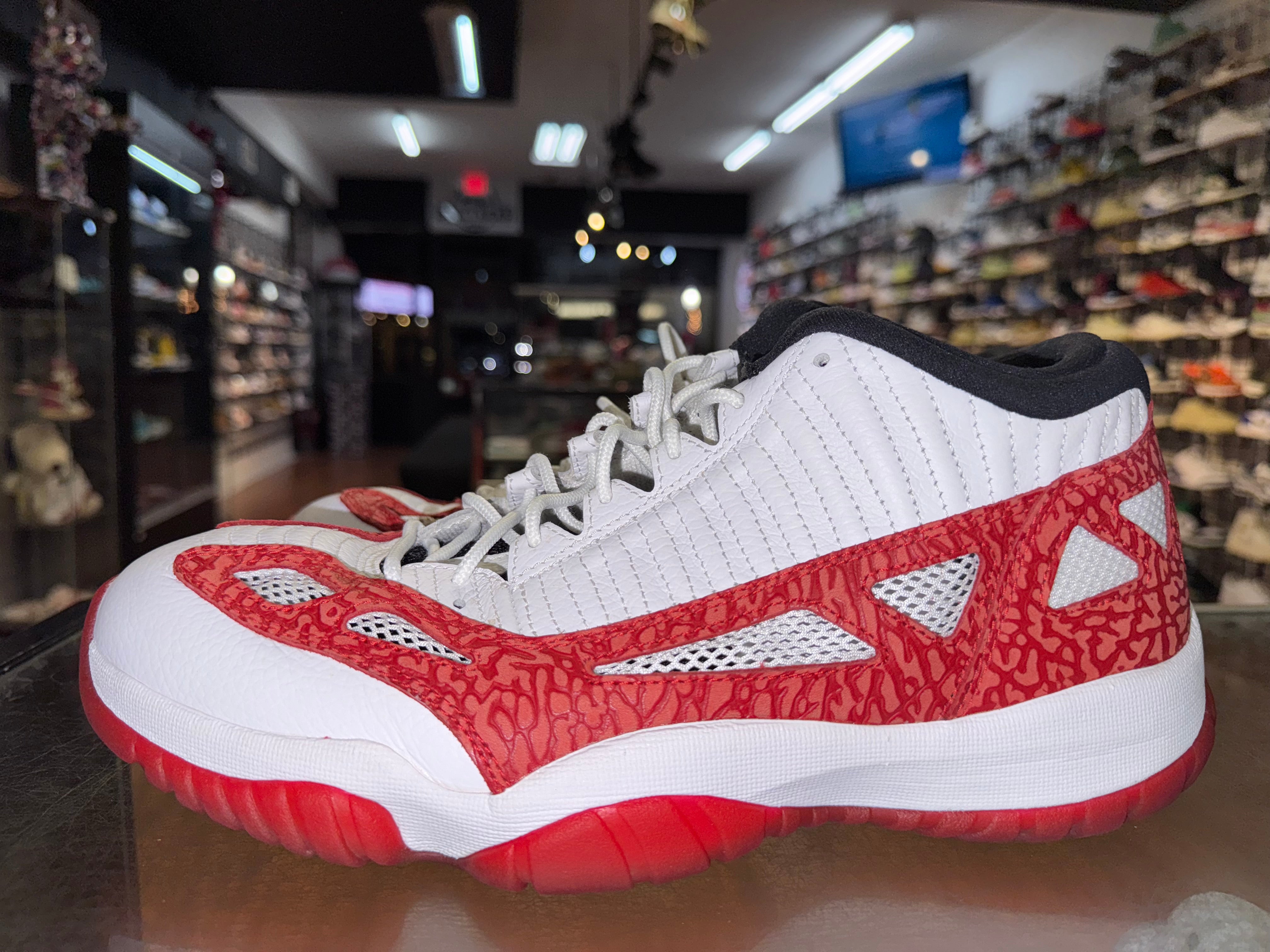 Size 11.5 Air Jordan 11 Low IE "Gym Red"