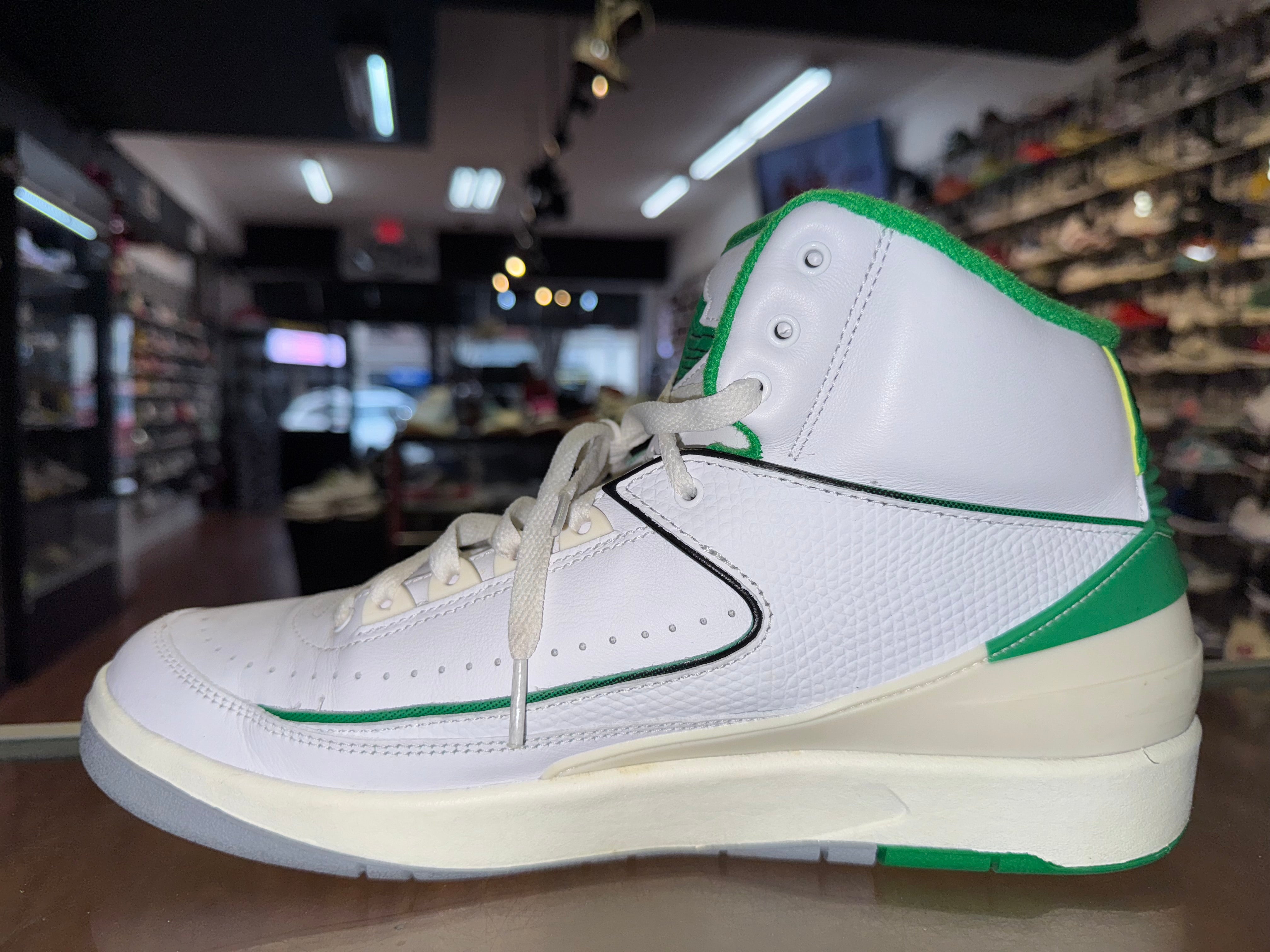 Size 10.5 Air Jordan 2 "Lucky Green"