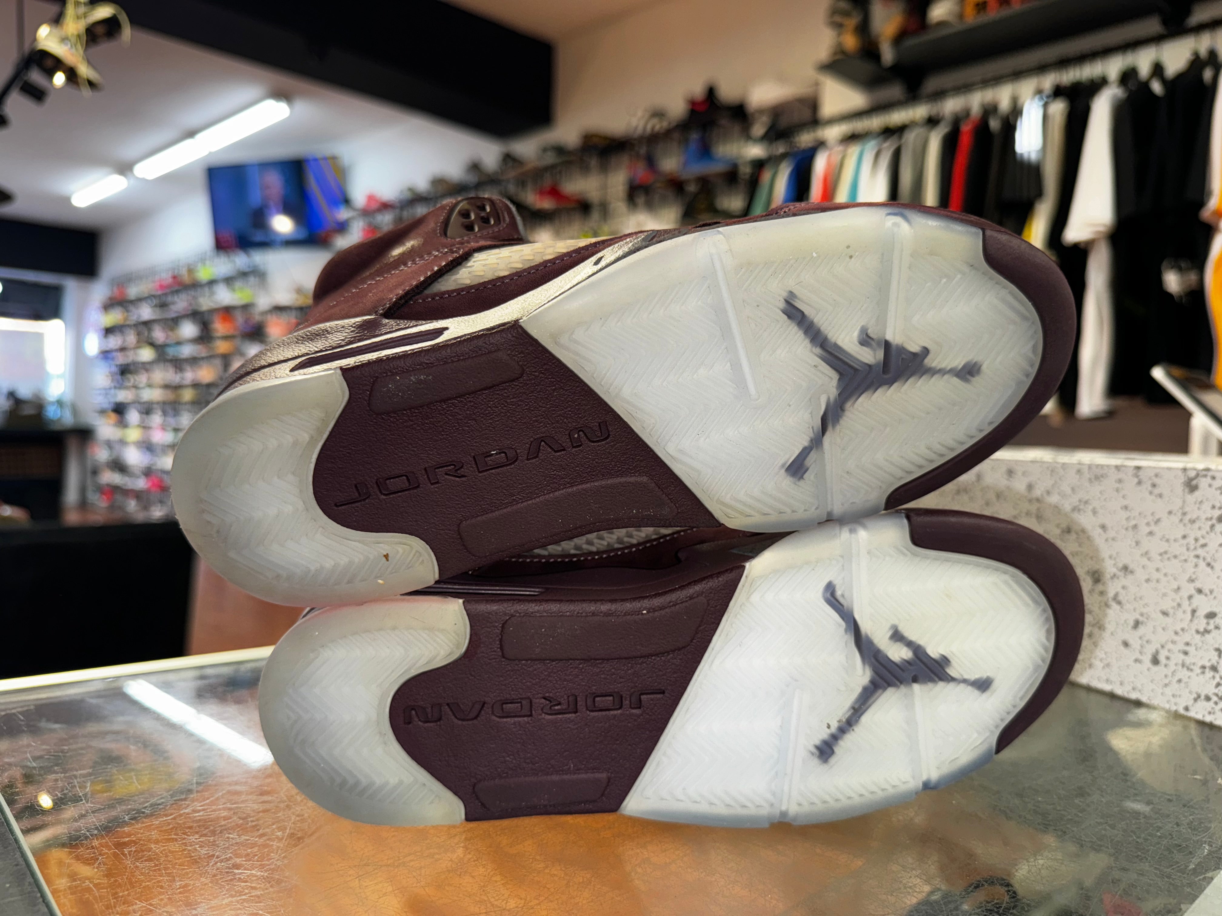 Size 6y Air Jordan 5 "Burgundy"