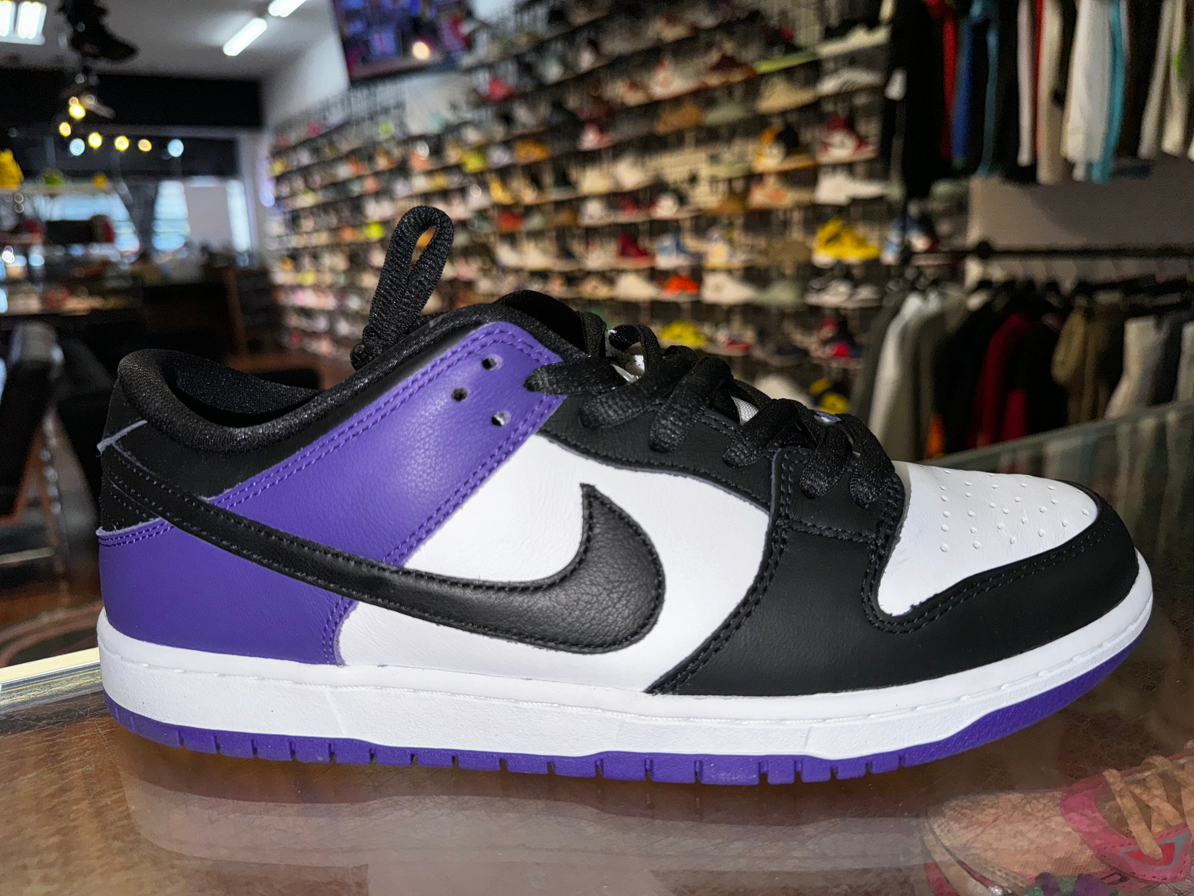 Size 10.5 Dunk Low SB "Court Purple"