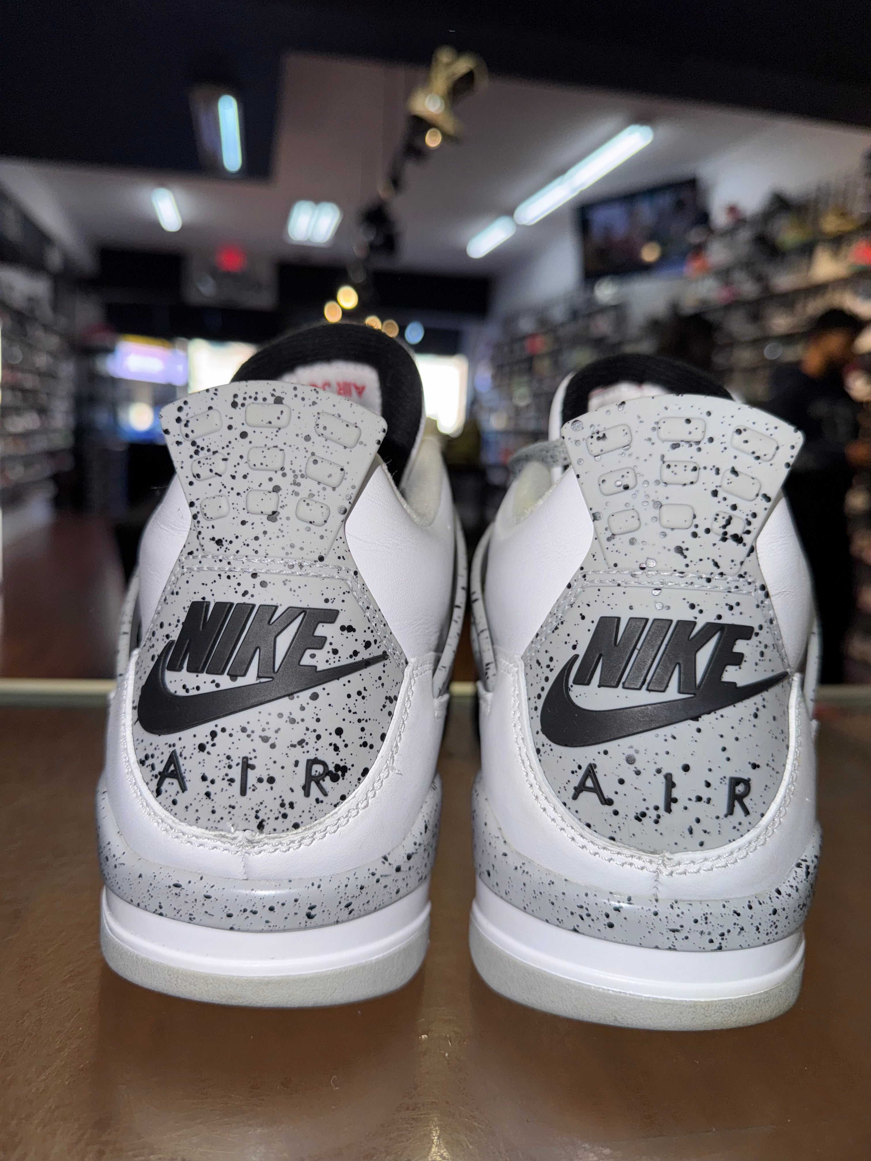 Size 9.5 Air Jordan 4 "White Cement"